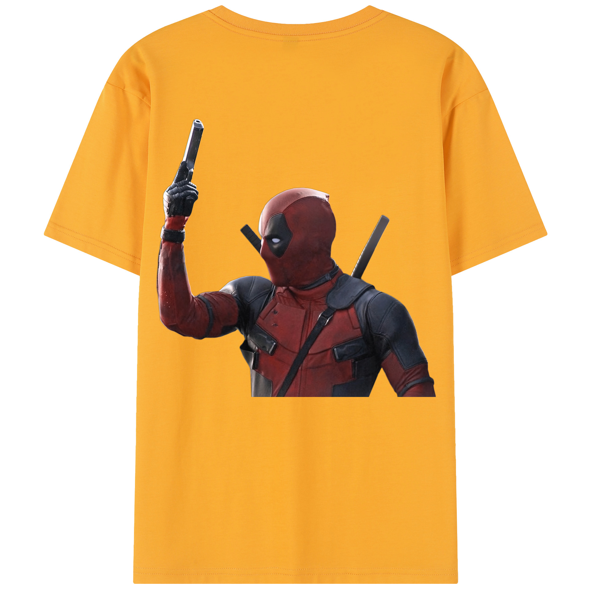 （画像用） Deadpool デッドプール レディース半袖Tシャツ(バックプリント)