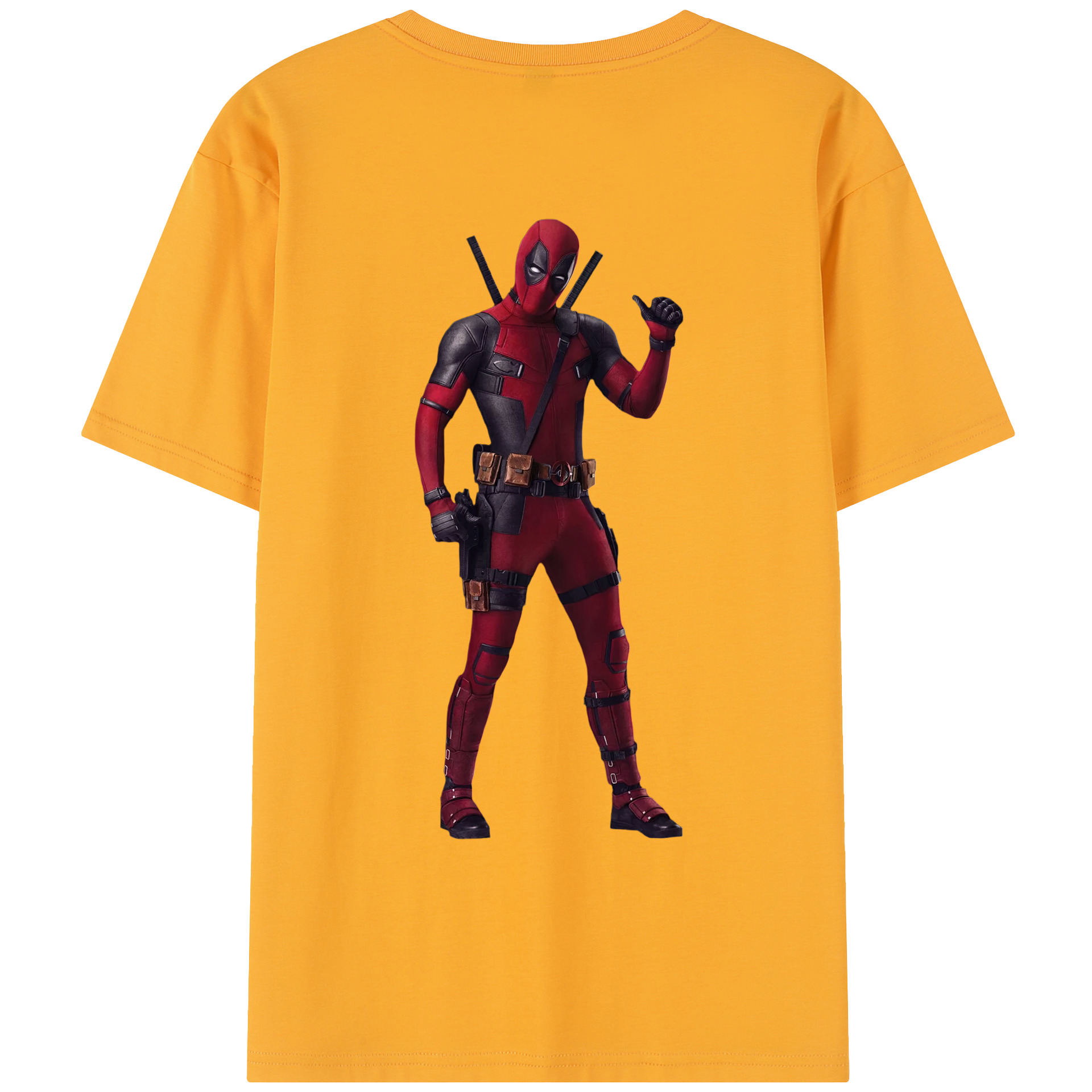 （画像用） Deadpool デッドプール レディース半袖Tシャツ(バックプリント)