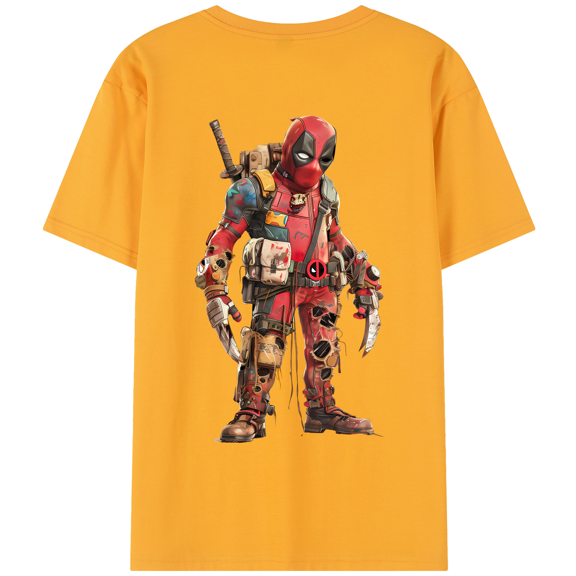 （画像用） Deadpool デッドプール レディース半袖Tシャツ(バックプリント)