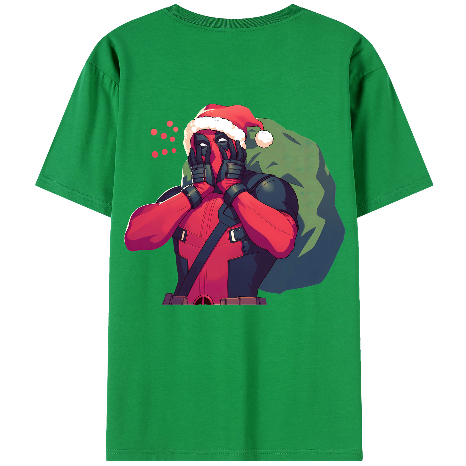 （画像用） Deadpool デッドプール レディース半袖Tシャツ(バックプリント)