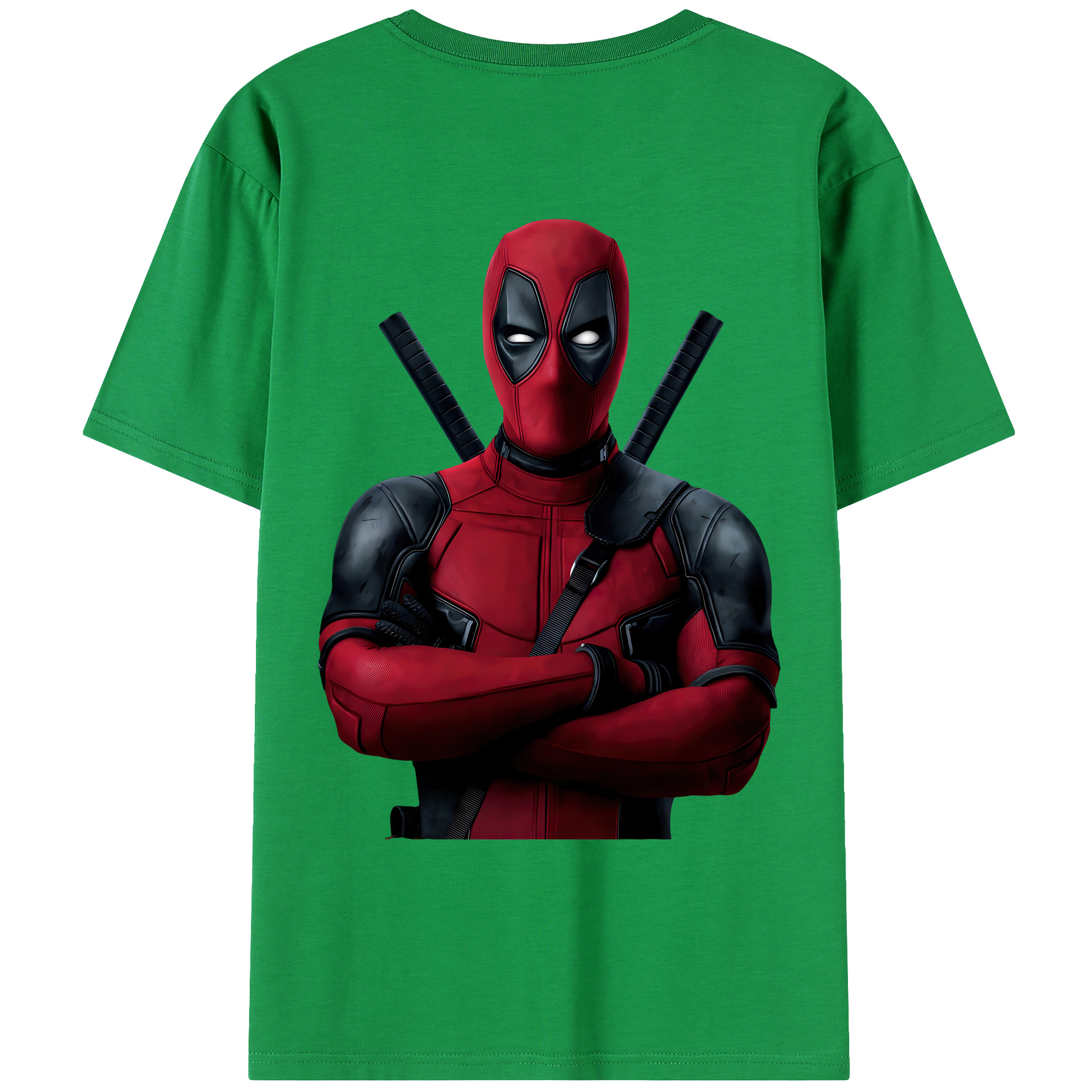 （画像用） Deadpool デッドプール レディース半袖Tシャツ(バックプリント)