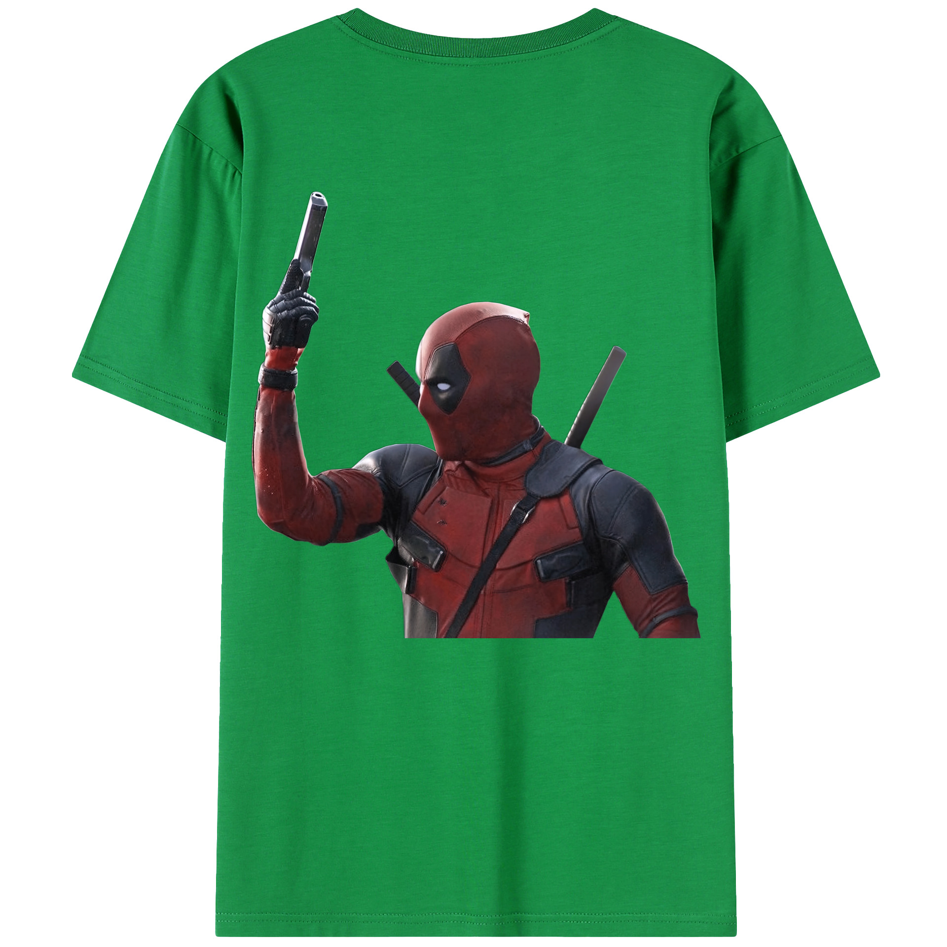 （画像用） Deadpool デッドプール レディース半袖Tシャツ(バックプリント)