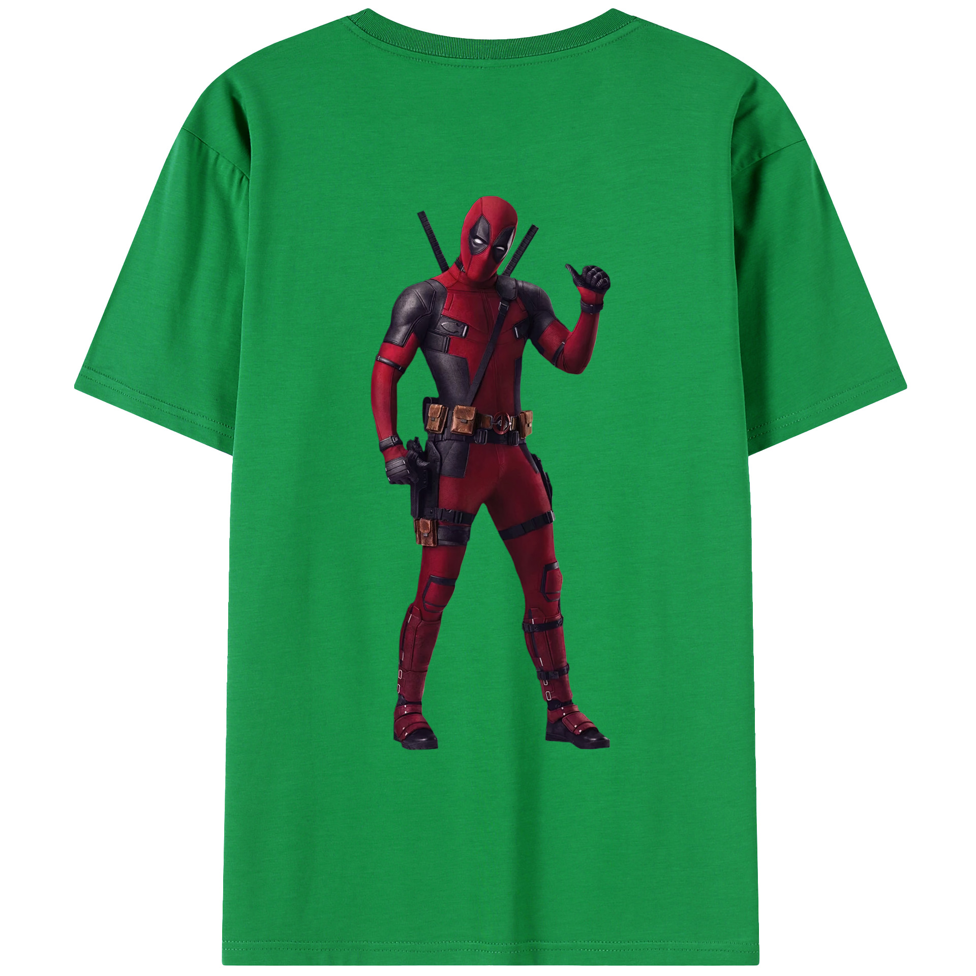 （画像用） Deadpool デッドプール レディース半袖Tシャツ(バックプリント)