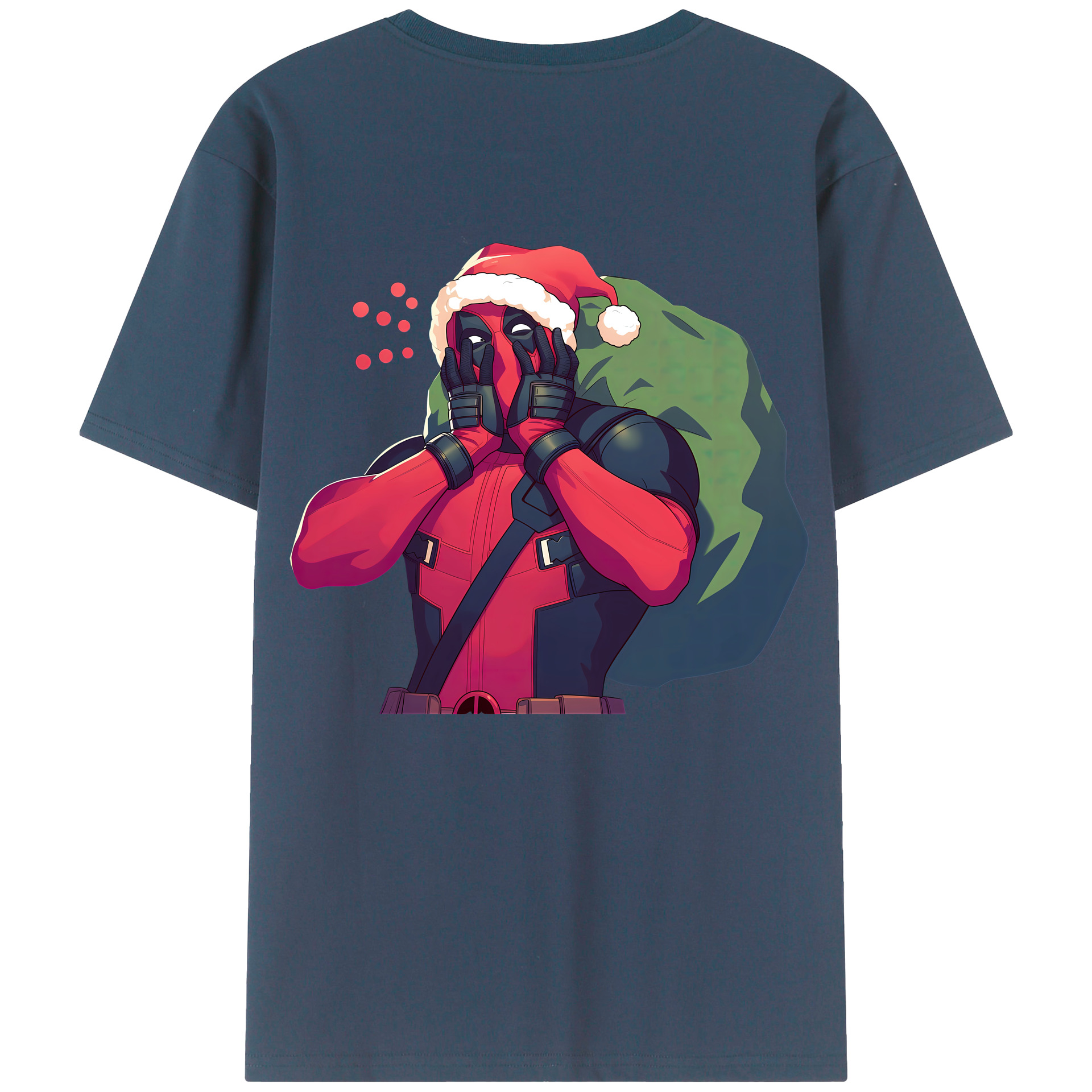 （画像用） Deadpool デッドプール レディース半袖Tシャツ(バックプリント)