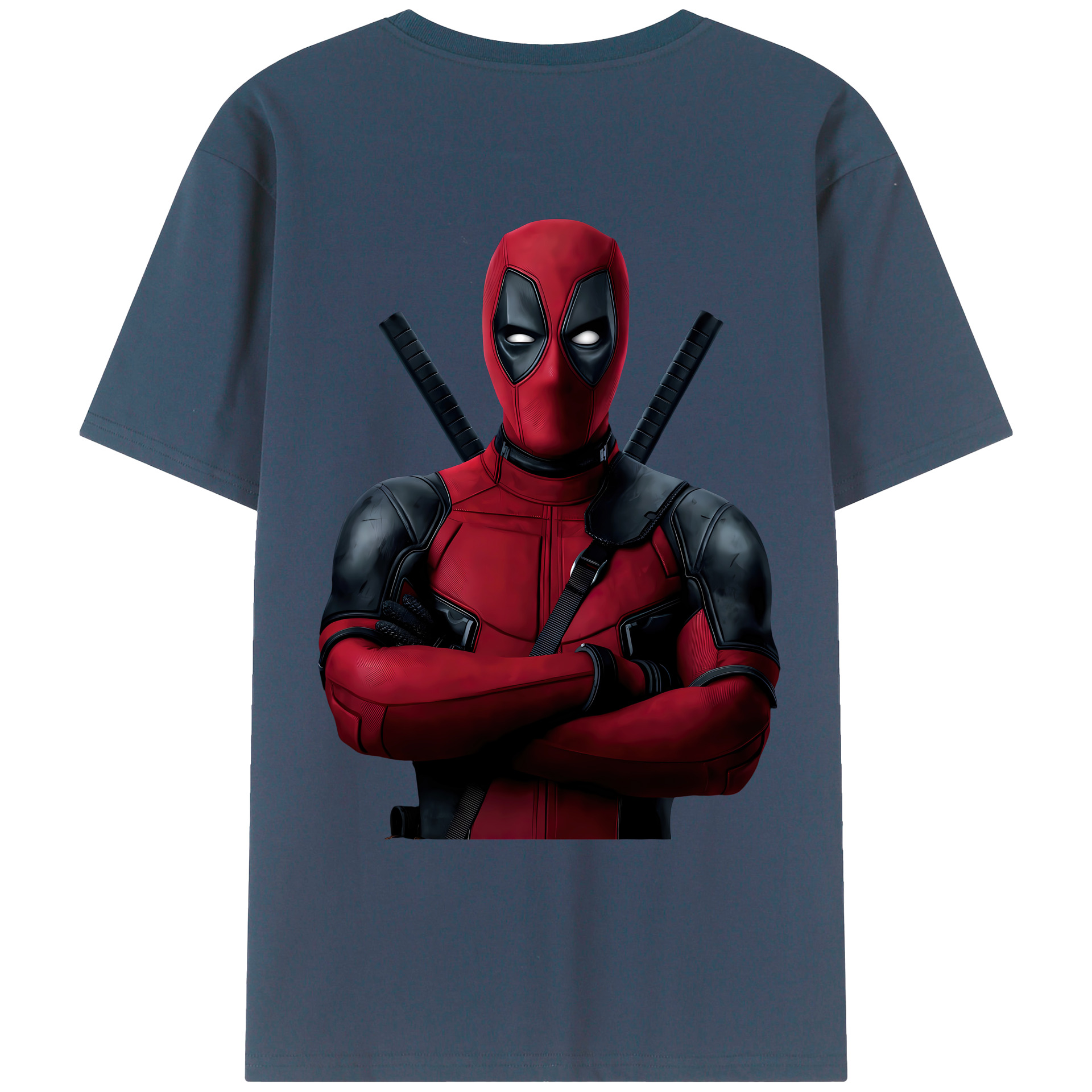（画像用） Deadpool デッドプール レディース半袖Tシャツ(バックプリント)