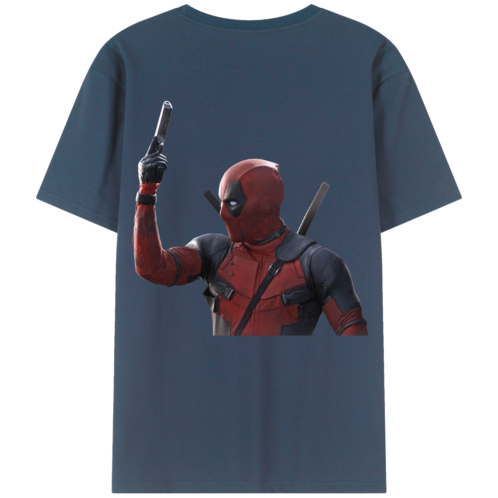 （画像用） Deadpool デッドプール レディース半袖Tシャツ(バックプリント)