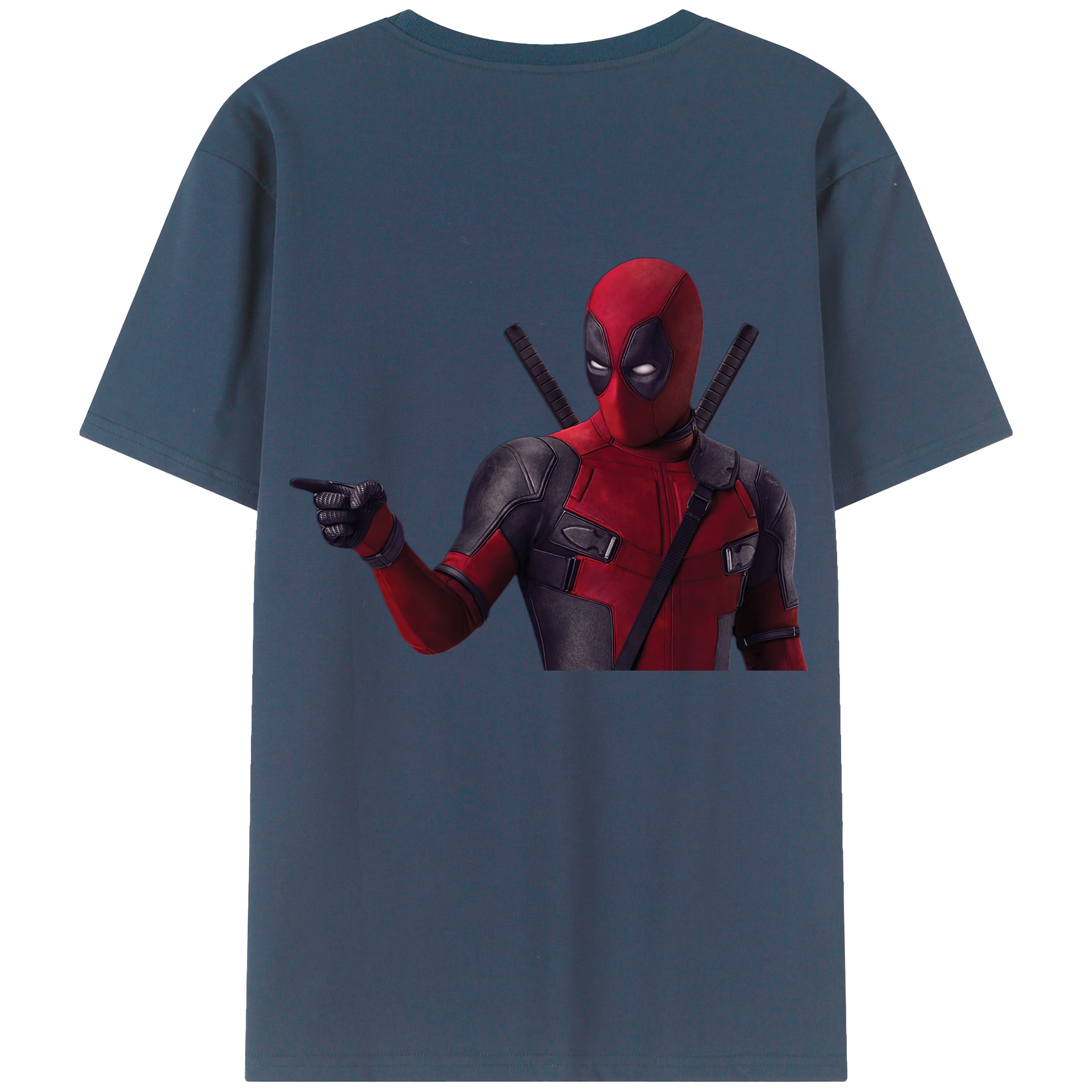 （画像用） Deadpool デッドプール レディース半袖Tシャツ(バックプリント)