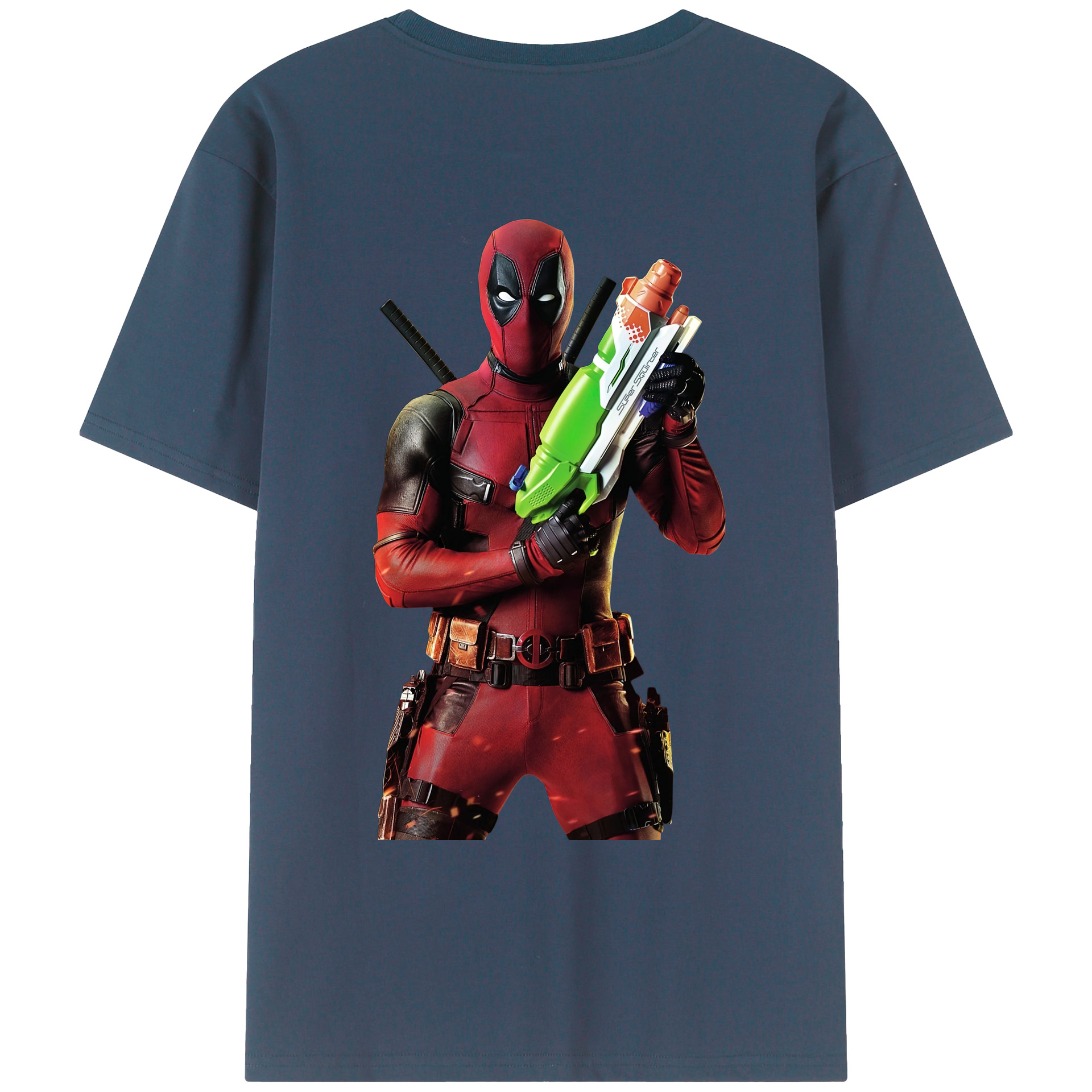 （画像用） Deadpool デッドプール レディース半袖Tシャツ(バックプリント)