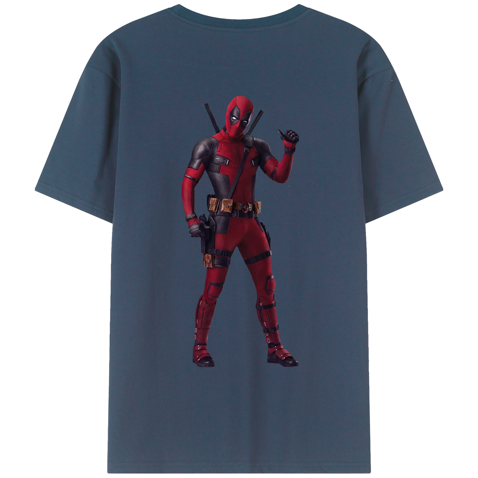 （画像用） Deadpool デッドプール レディース半袖Tシャツ(バックプリント)