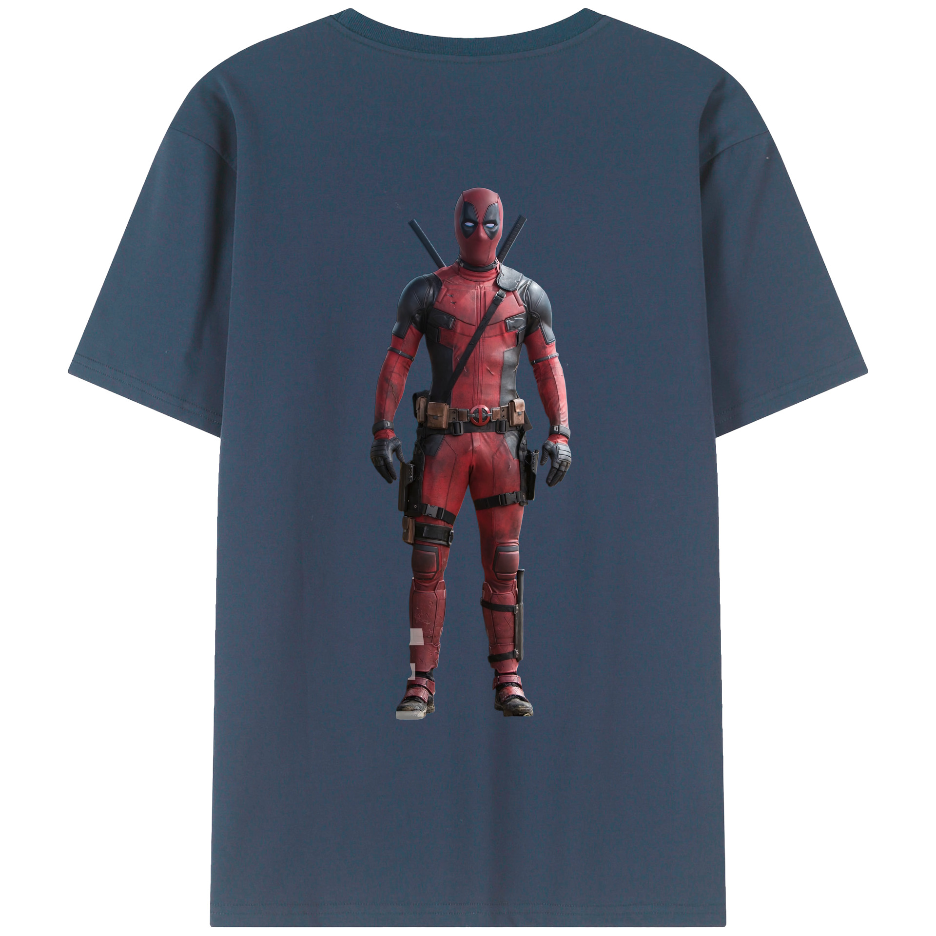 （画像用） Deadpool デッドプール レディース半袖Tシャツ(バックプリント)