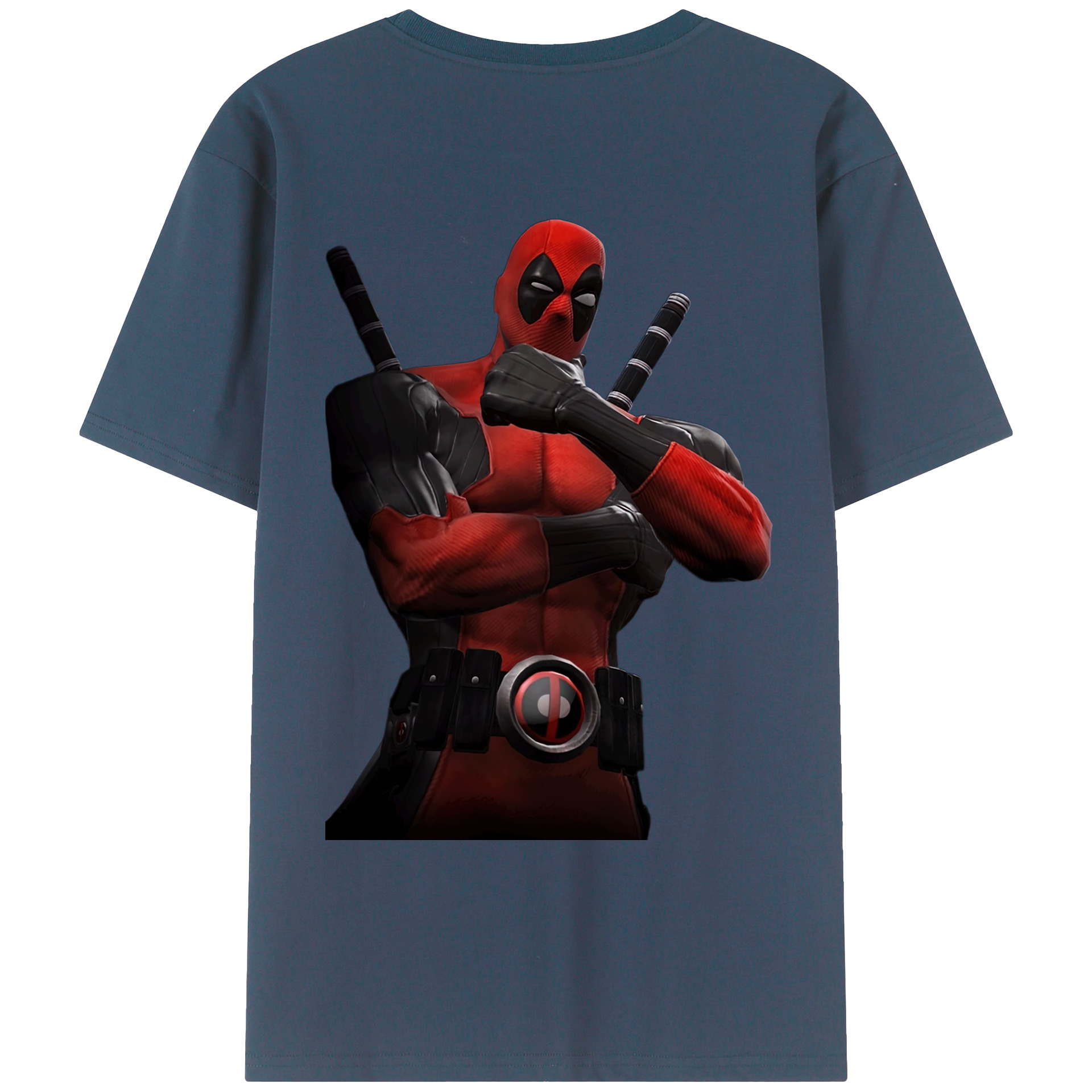 （画像用） Deadpool デッドプール レディース半袖Tシャツ(バックプリント)