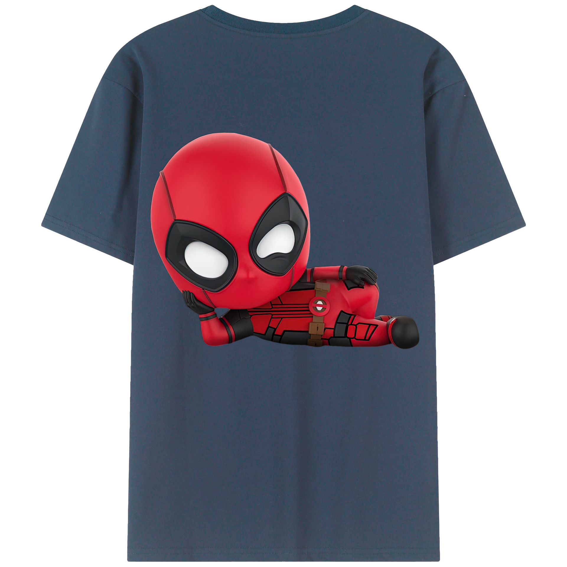 （画像用） Deadpool デッドプール レディース半袖Tシャツ(バックプリント)