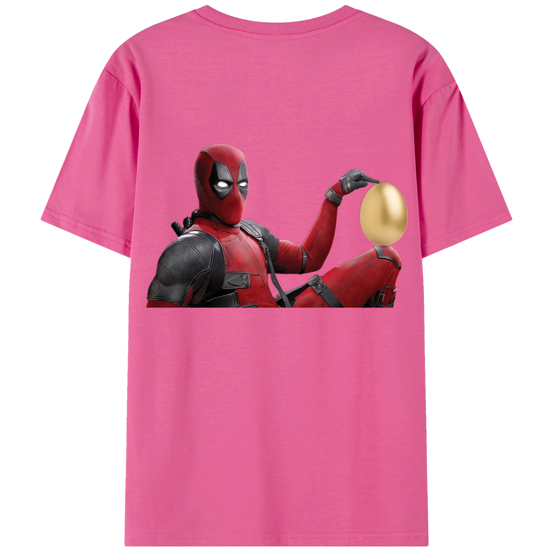 （画像用） Deadpool デッドプール レディース半袖Tシャツ(バックプリント)