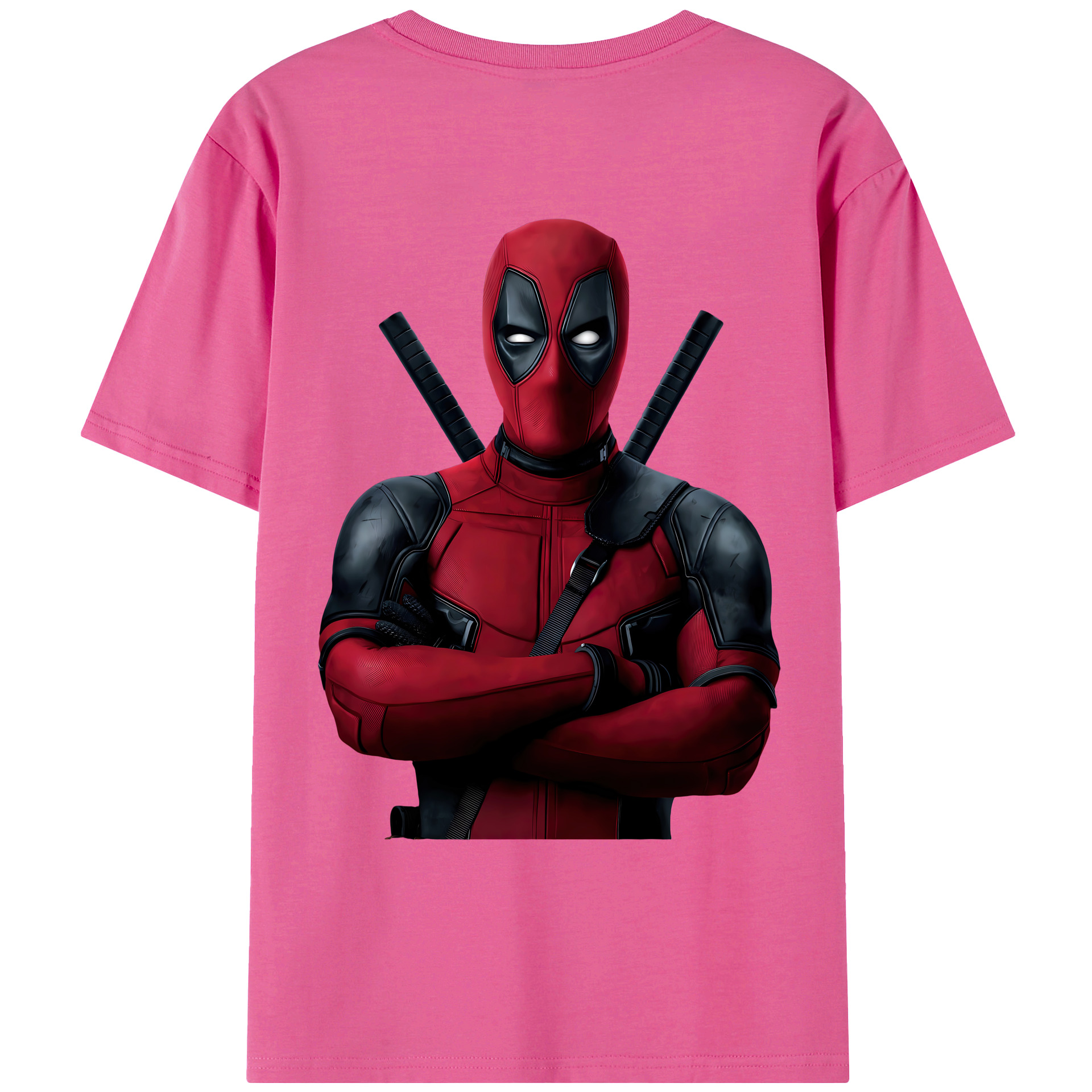 （画像用） Deadpool デッドプール レディース半袖Tシャツ(バックプリント)