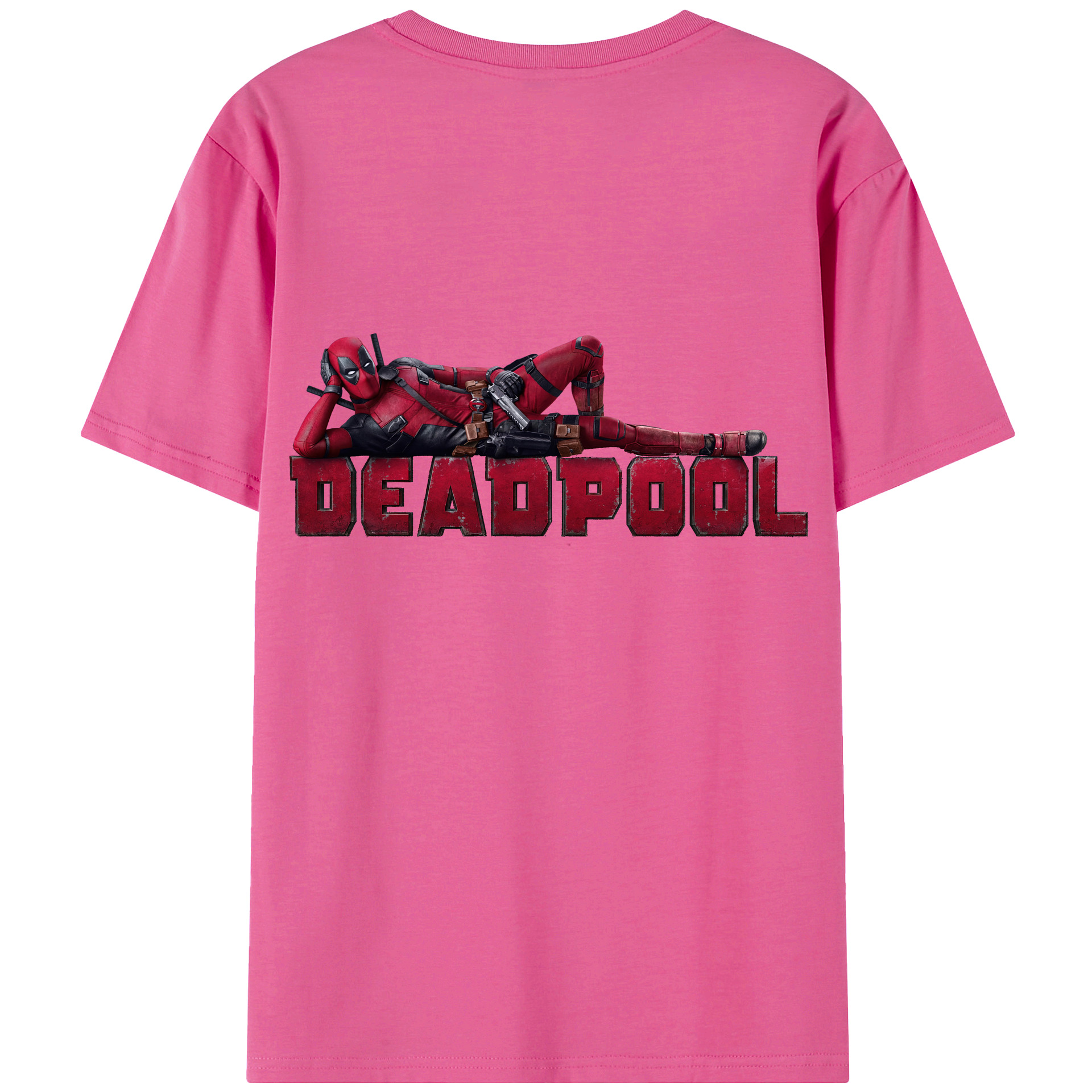 （画像用） Deadpool デッドプール レディース半袖Tシャツ(バックプリント)