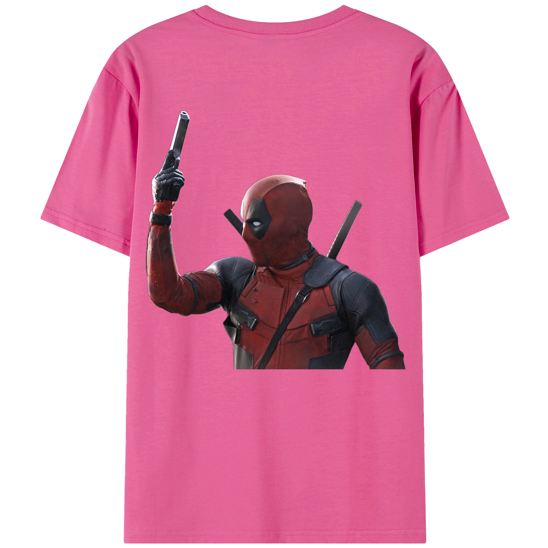 （画像用） Deadpool デッドプール レディース半袖Tシャツ(バックプリント)
