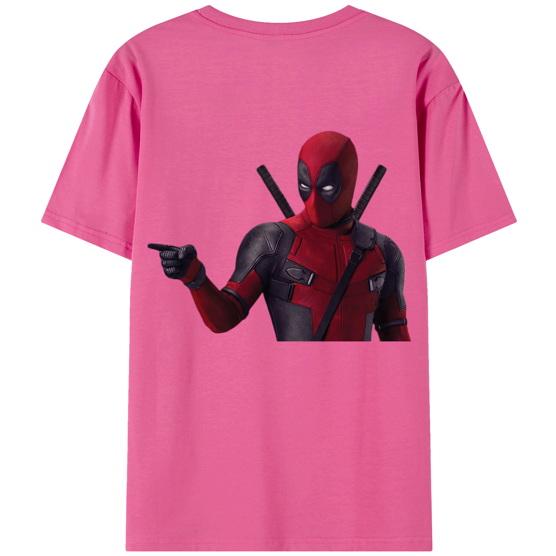（画像用） Deadpool デッドプール レディース半袖Tシャツ(バックプリント)