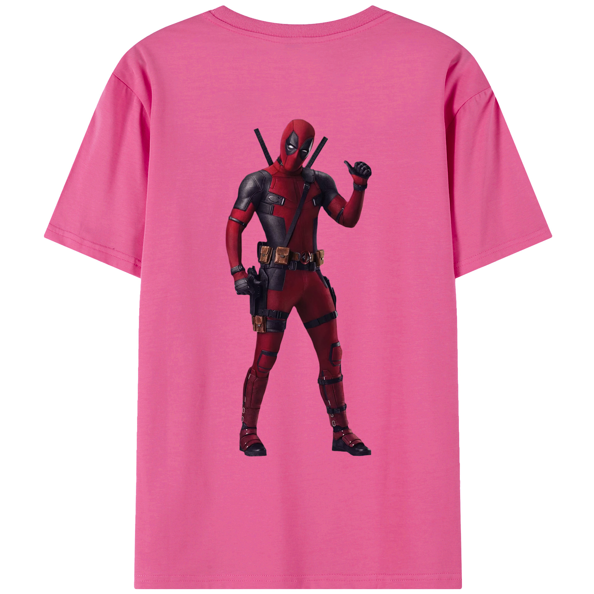 （画像用） Deadpool デッドプール レディース半袖Tシャツ(バックプリント)