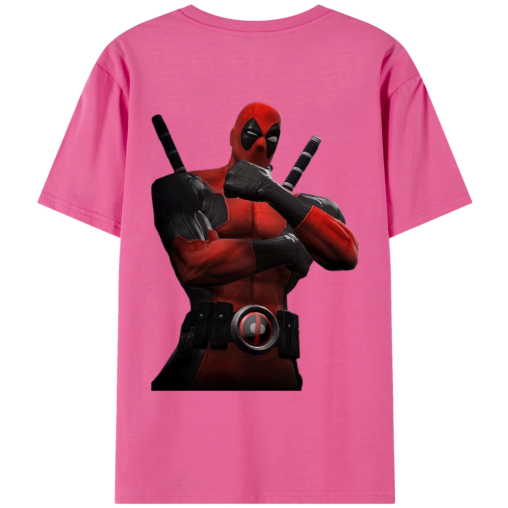 （画像用） Deadpool デッドプール レディース半袖Tシャツ(バックプリント)