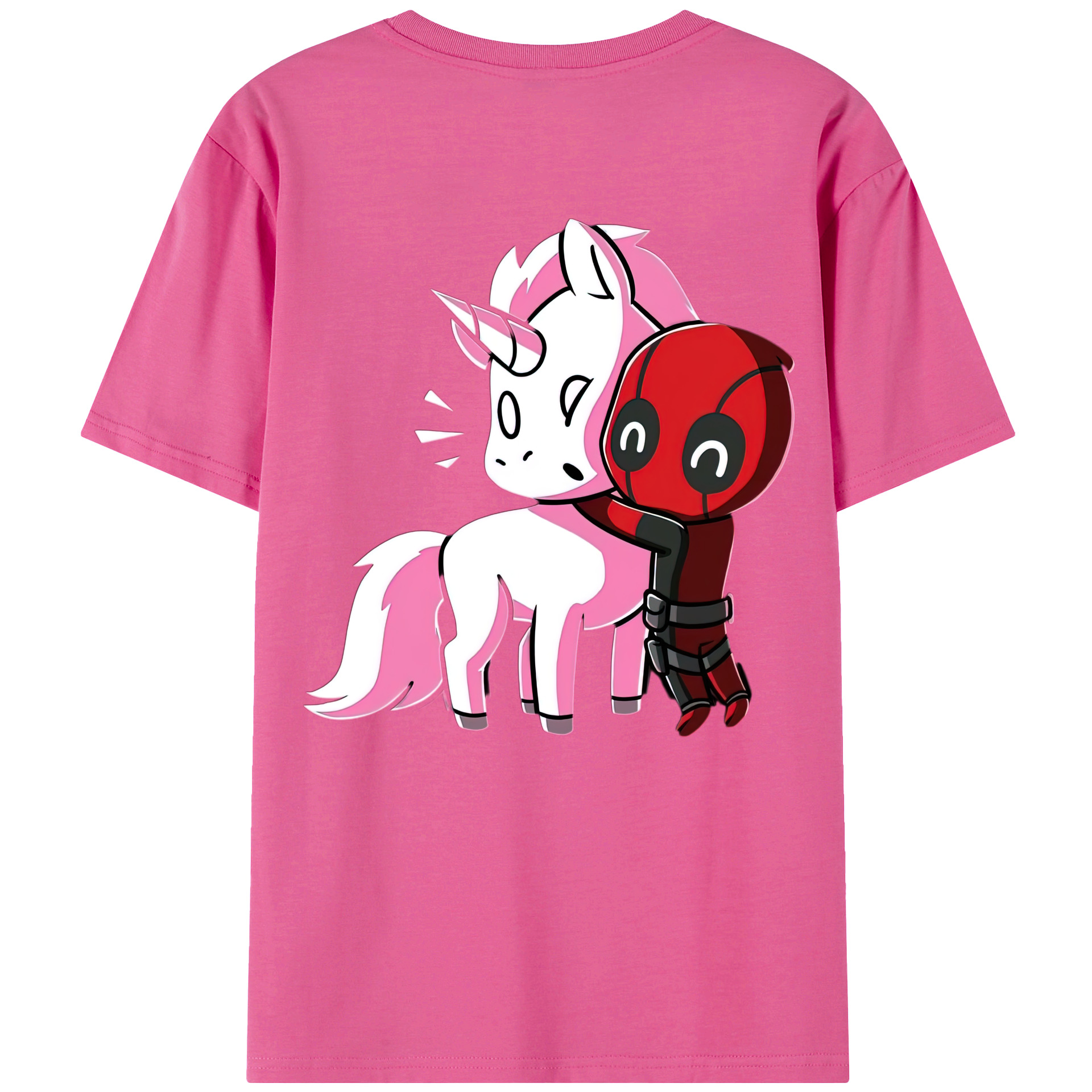 （画像用） Deadpool デッドプール レディース半袖Tシャツ(バックプリント)