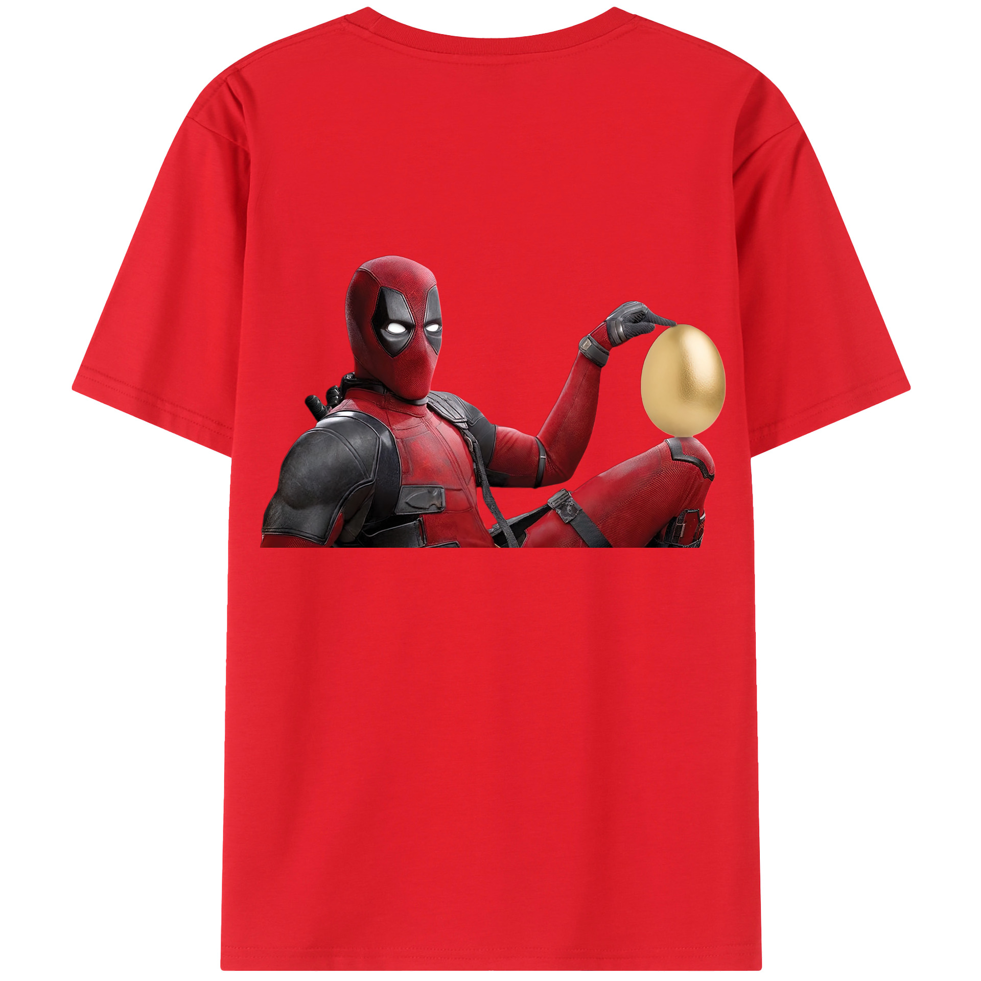 （画像用） Deadpool デッドプール レディース半袖Tシャツ(バックプリント)