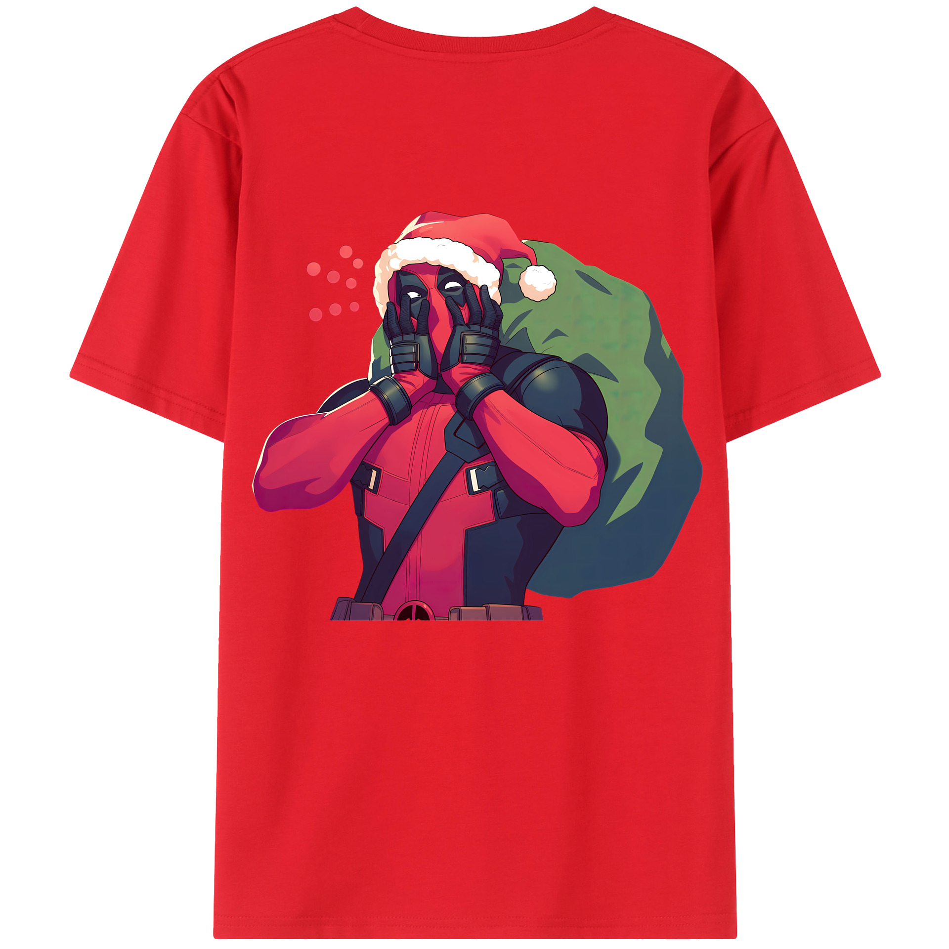 （画像用） Deadpool デッドプール レディース半袖Tシャツ(バックプリント)