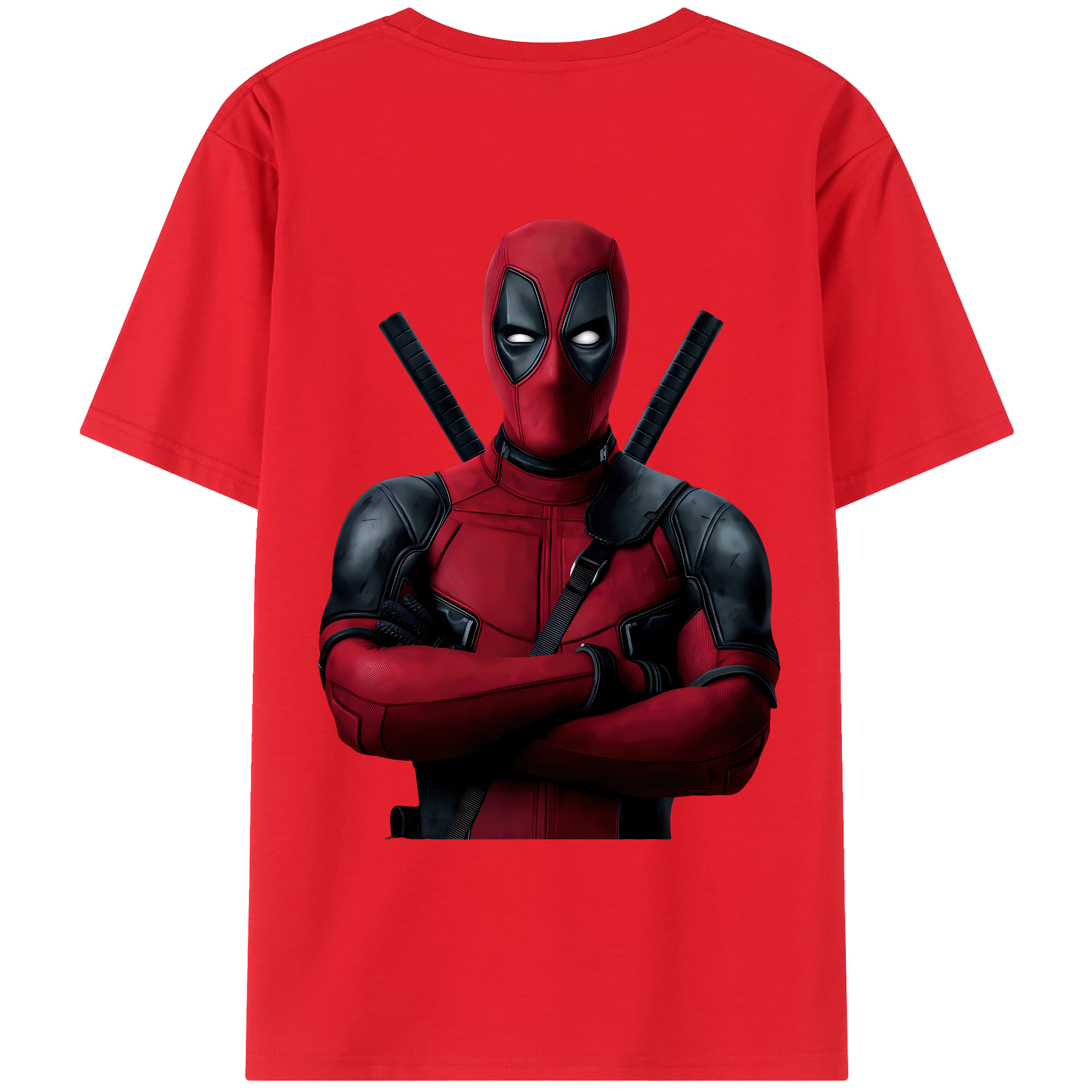 （画像用） Deadpool デッドプール レディース半袖Tシャツ(バックプリント)