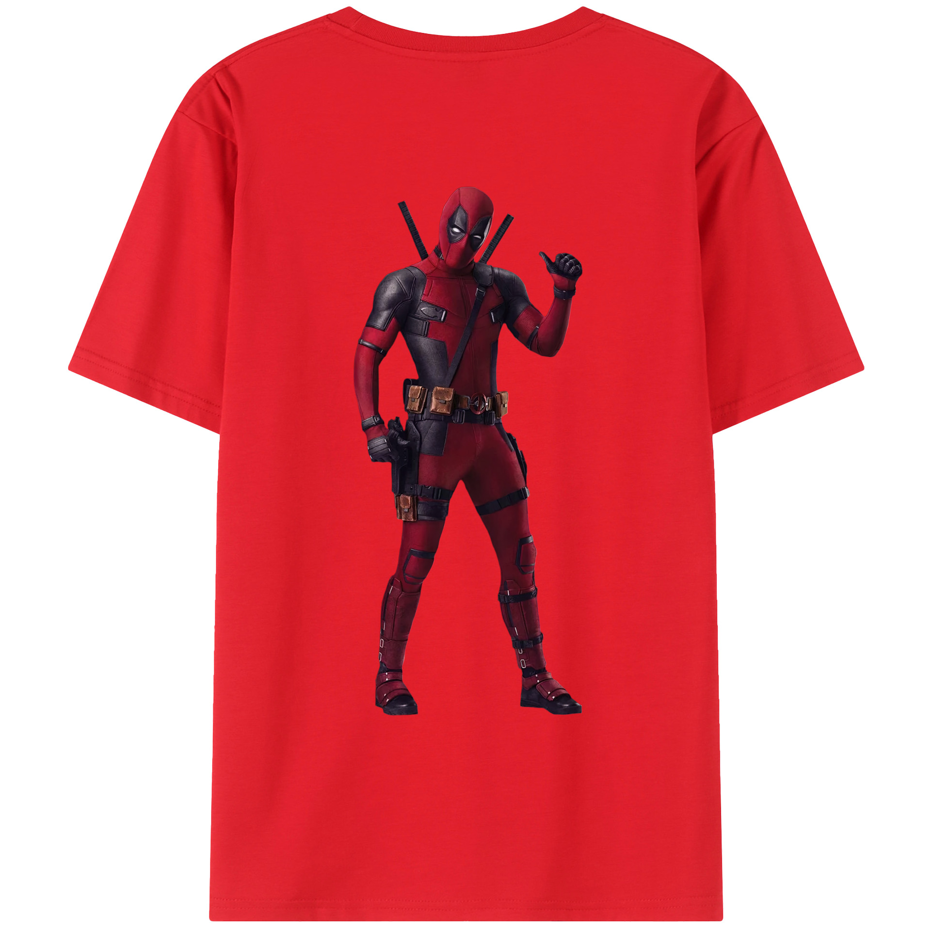 （画像用） Deadpool デッドプール レディース半袖Tシャツ(バックプリント)