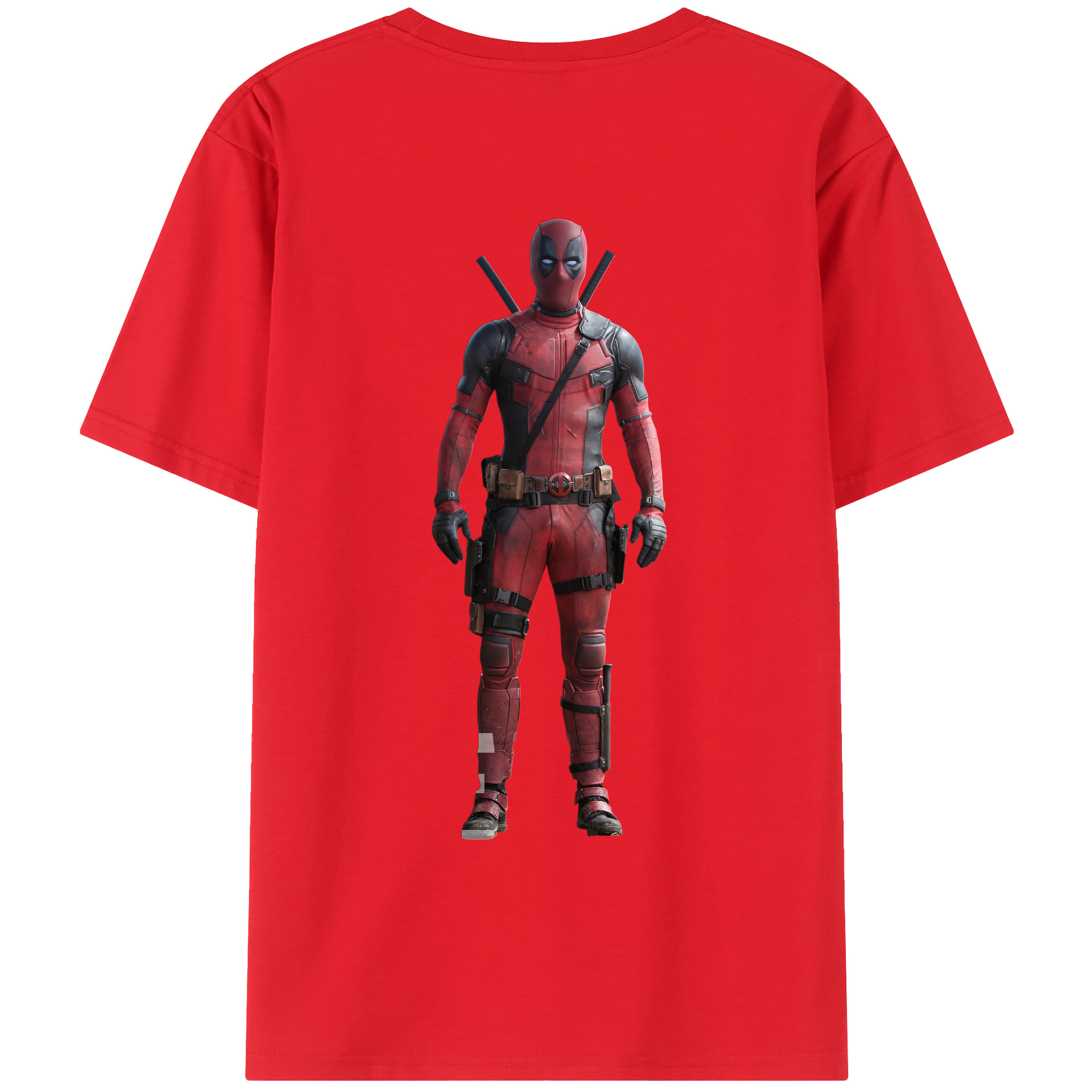 （画像用） Deadpool デッドプール レディース半袖Tシャツ(バックプリント)