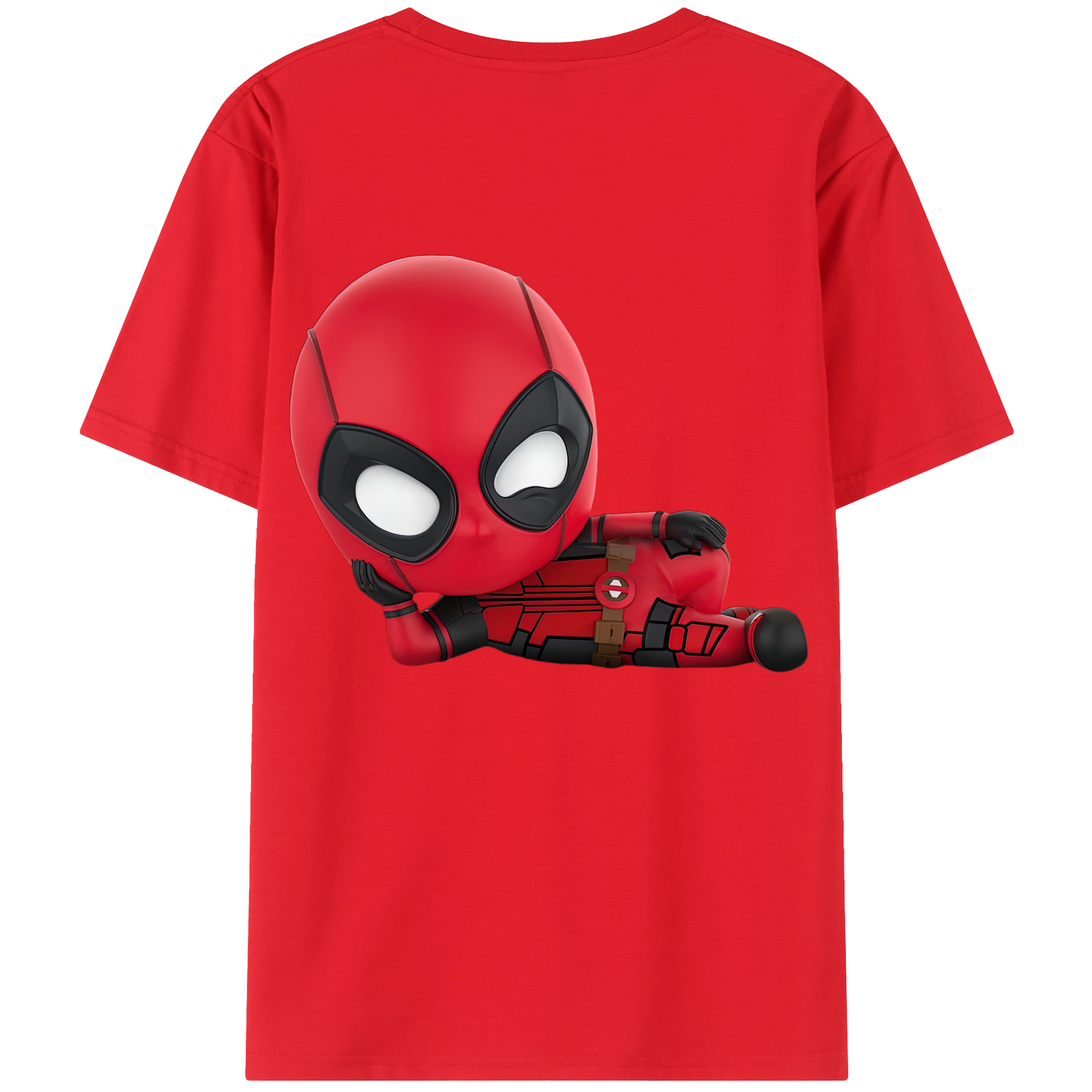 （画像用） Deadpool デッドプール レディース半袖Tシャツ(バックプリント)