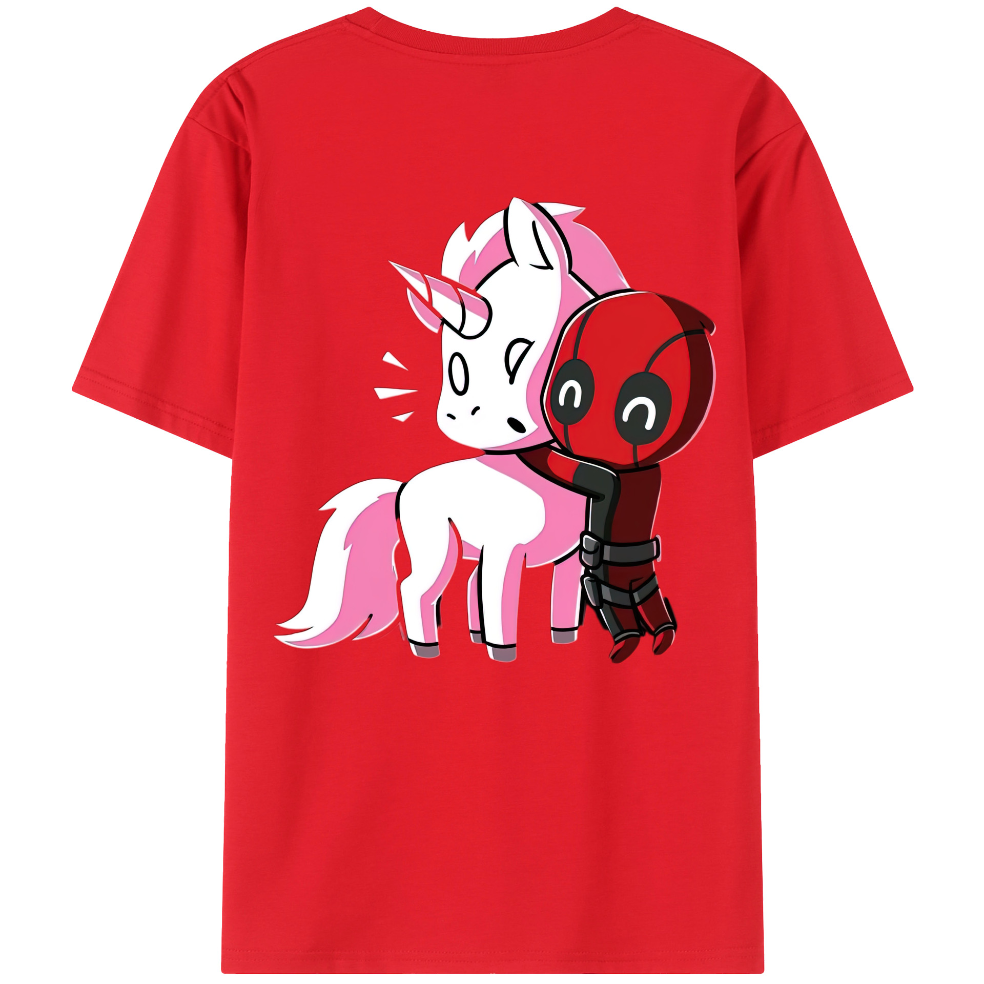 （画像用） Deadpool デッドプール レディース半袖Tシャツ(バックプリント)