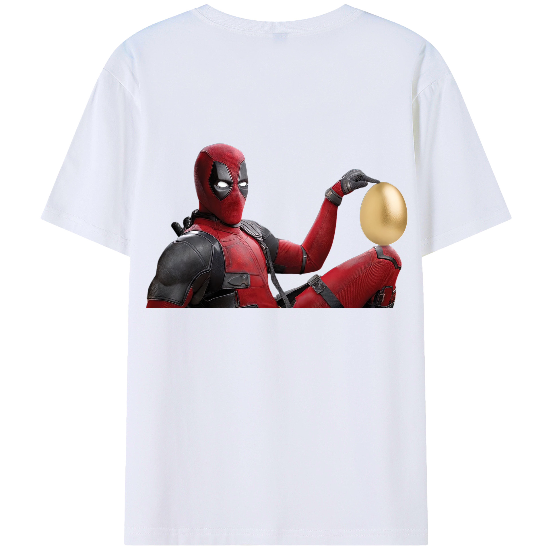 （画像用） Deadpool デッドプール レディース半袖Tシャツ(バックプリント)