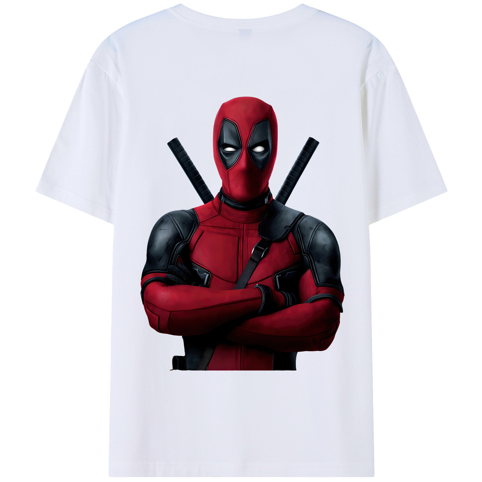 （画像用） Deadpool デッドプール レディース半袖Tシャツ(バックプリント)