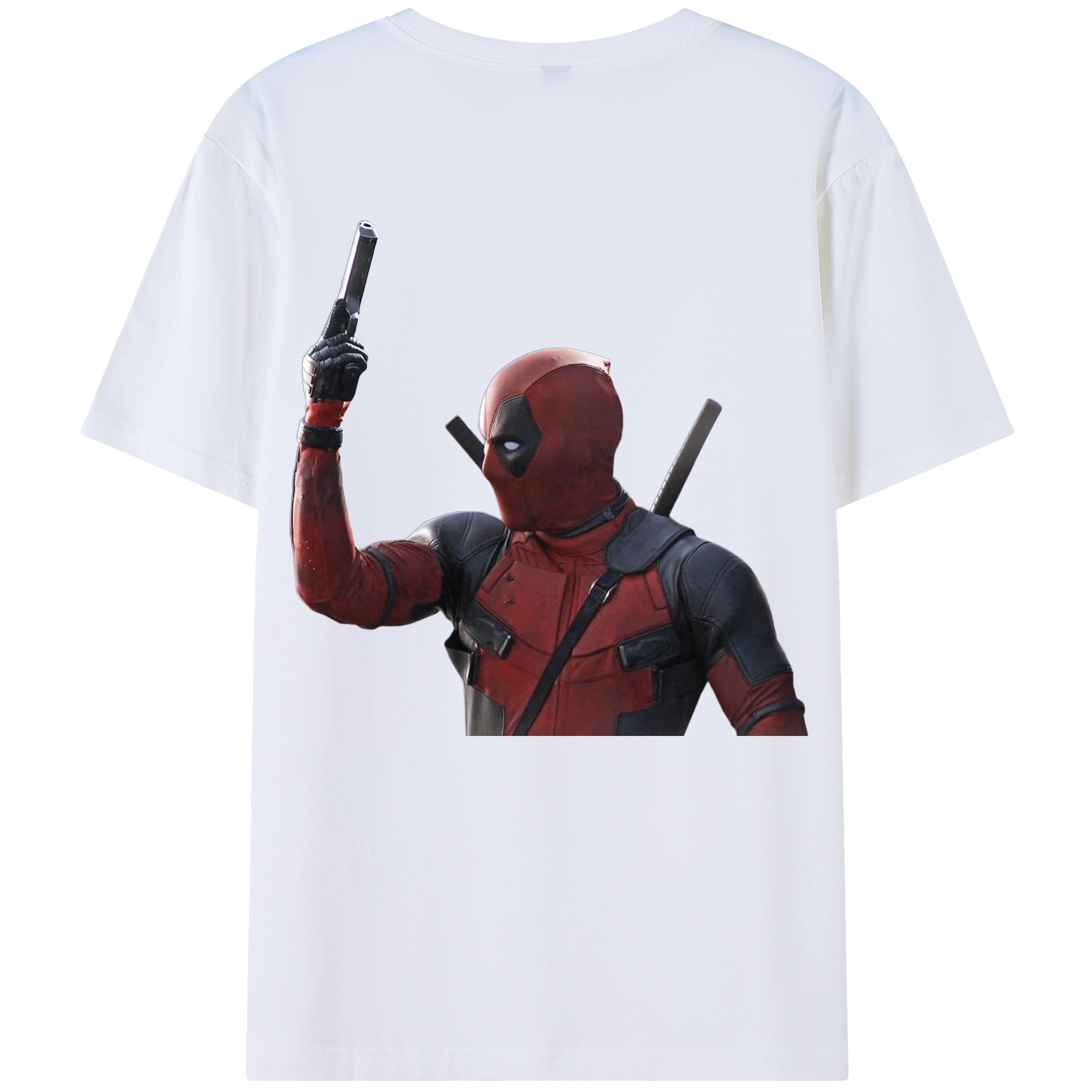 （画像用） Deadpool デッドプール レディース半袖Tシャツ(バックプリント)