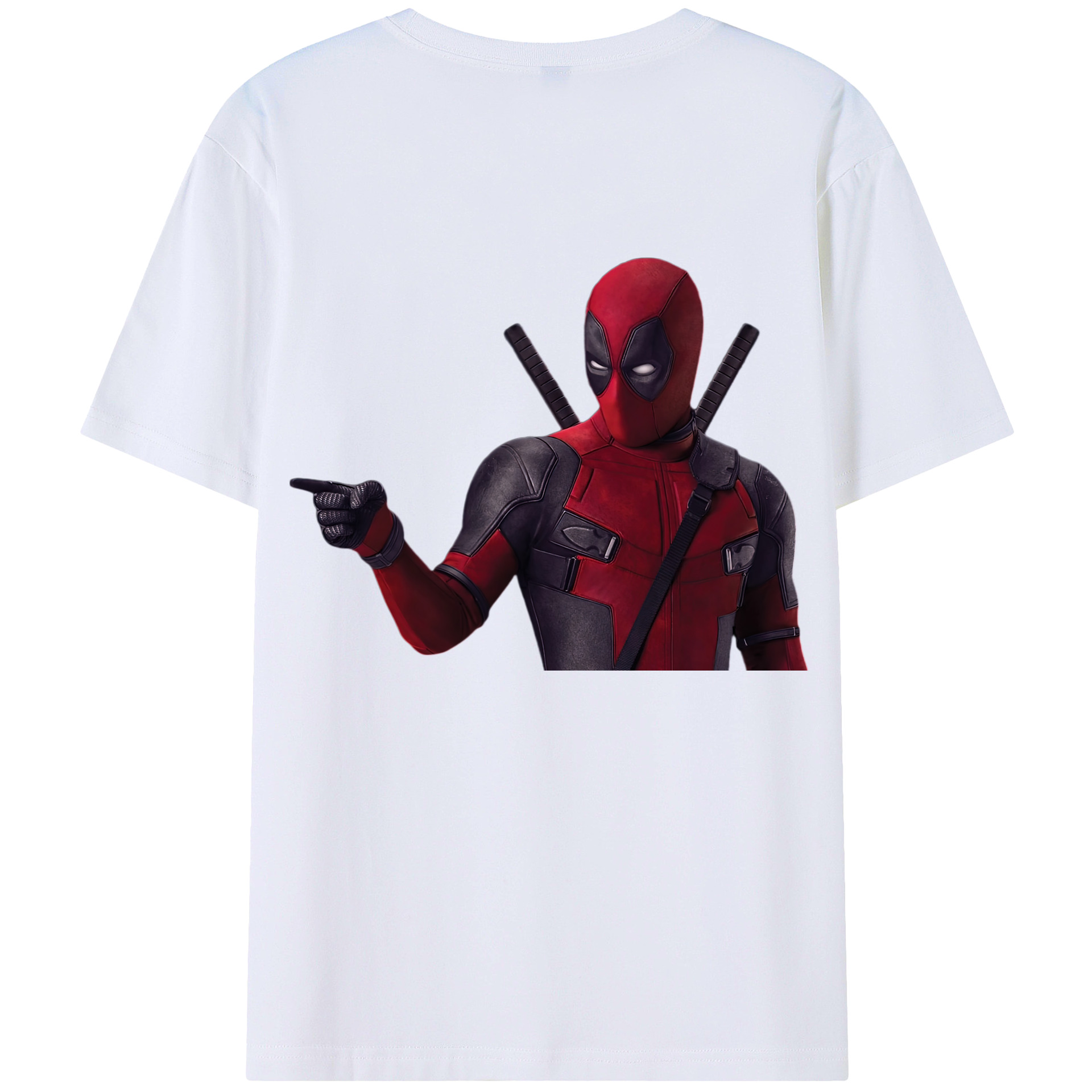 （画像用） Deadpool デッドプール レディース半袖Tシャツ(バックプリント)