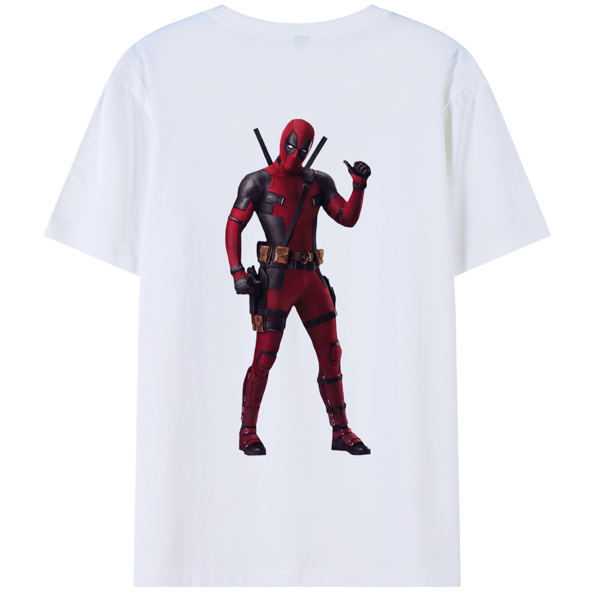 （画像用） Deadpool デッドプール レディース半袖Tシャツ(バックプリント)