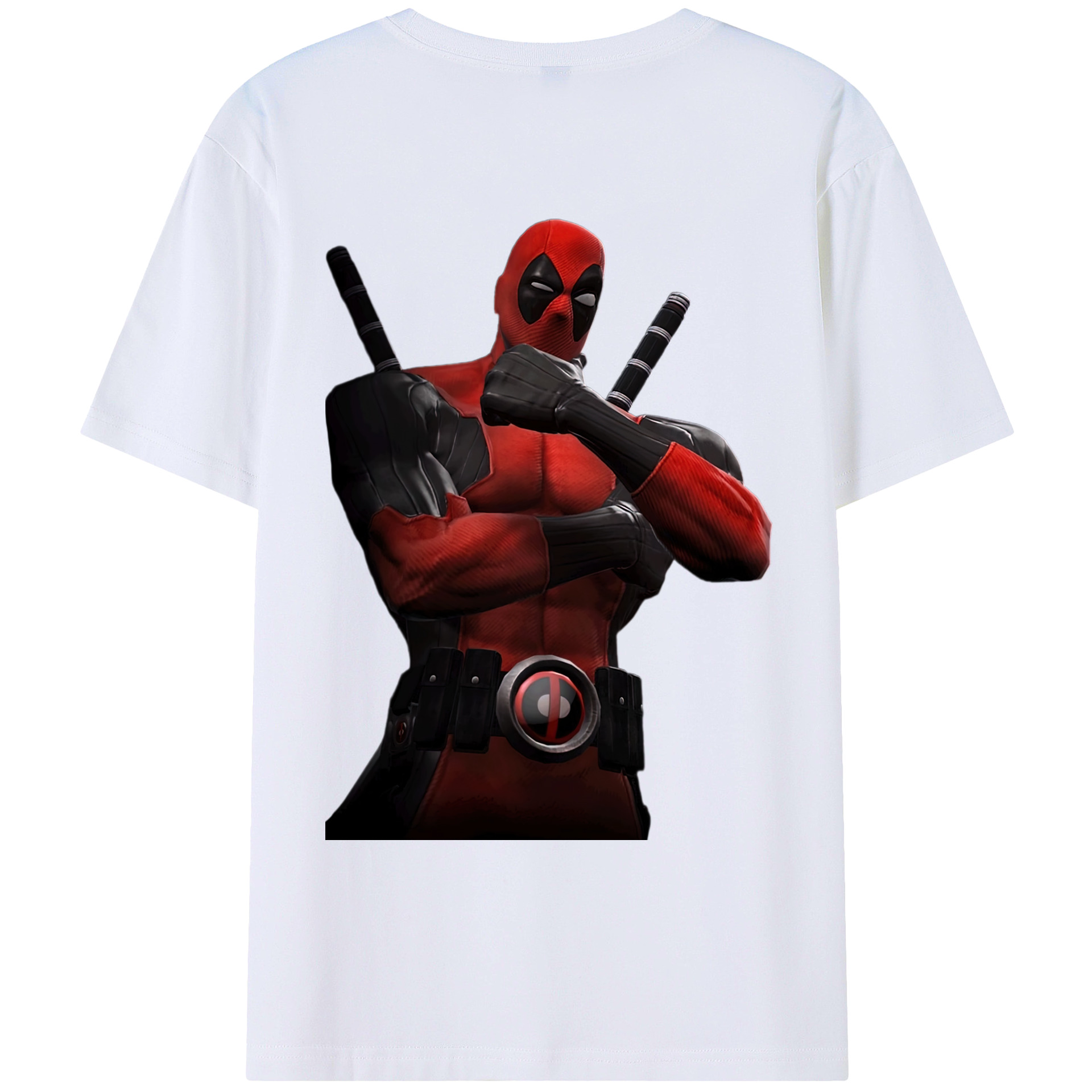 （画像用） Deadpool デッドプール レディース半袖Tシャツ(バックプリント)
