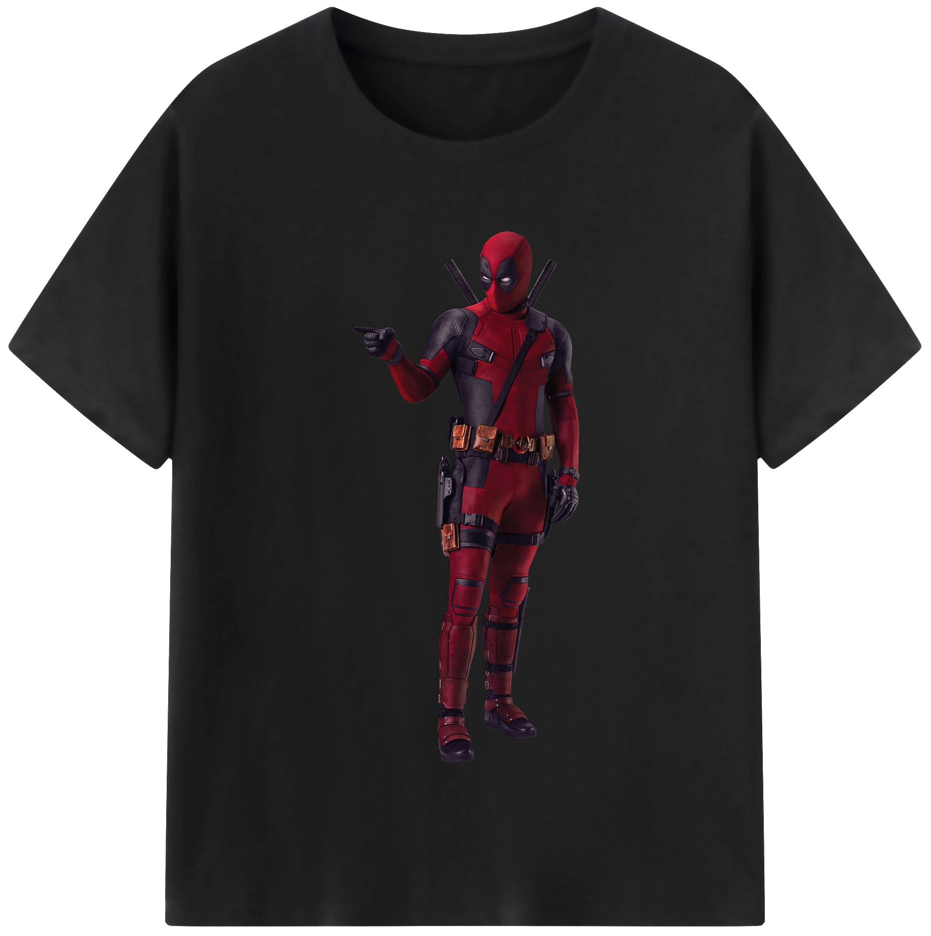 （画像用） Deadpool デッドプール レディースカジュアルプリントTシャツ（綿100％）