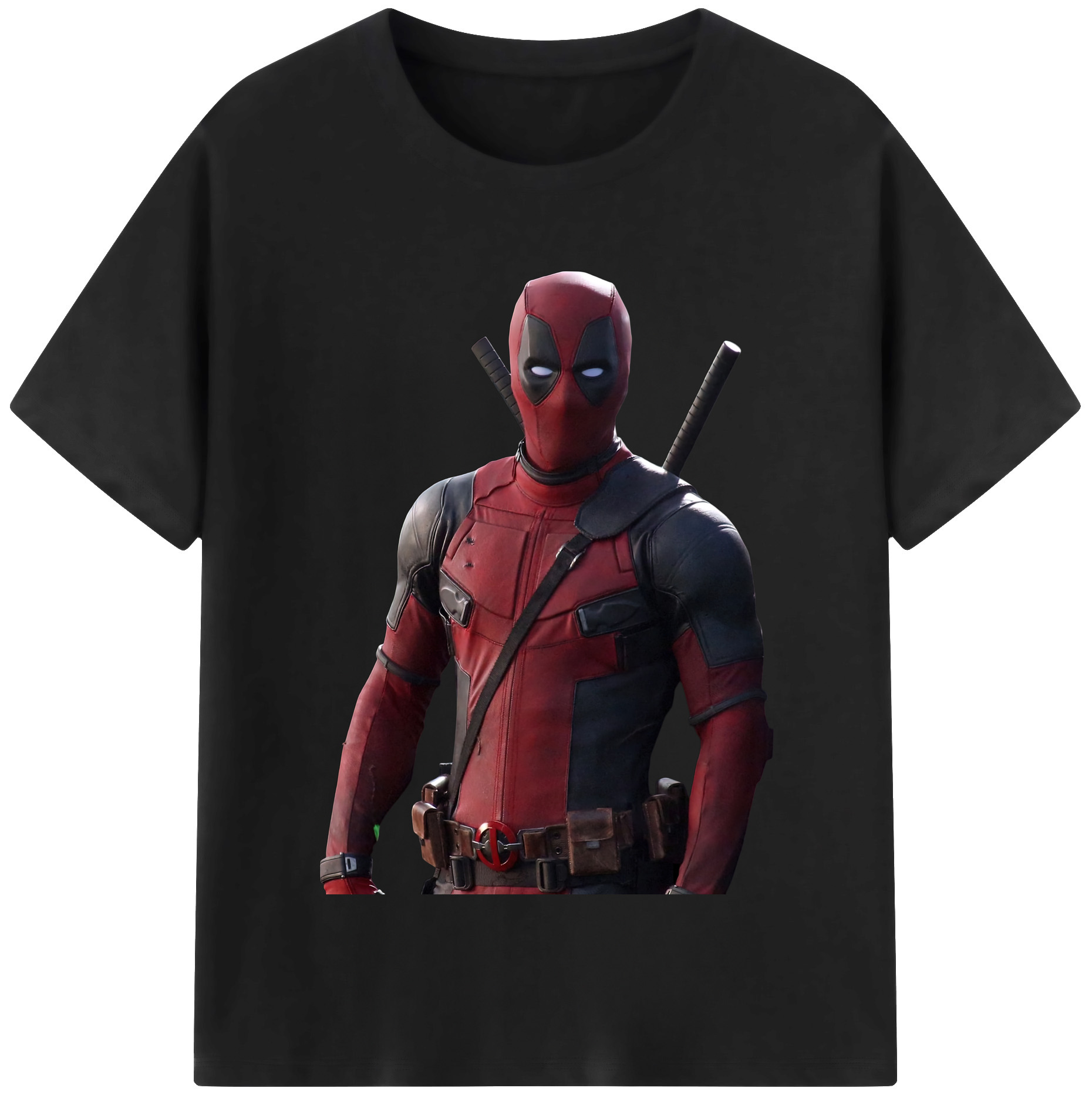 （画像用） Deadpool デッドプール レディースカジュアルプリントTシャツ（綿100％）