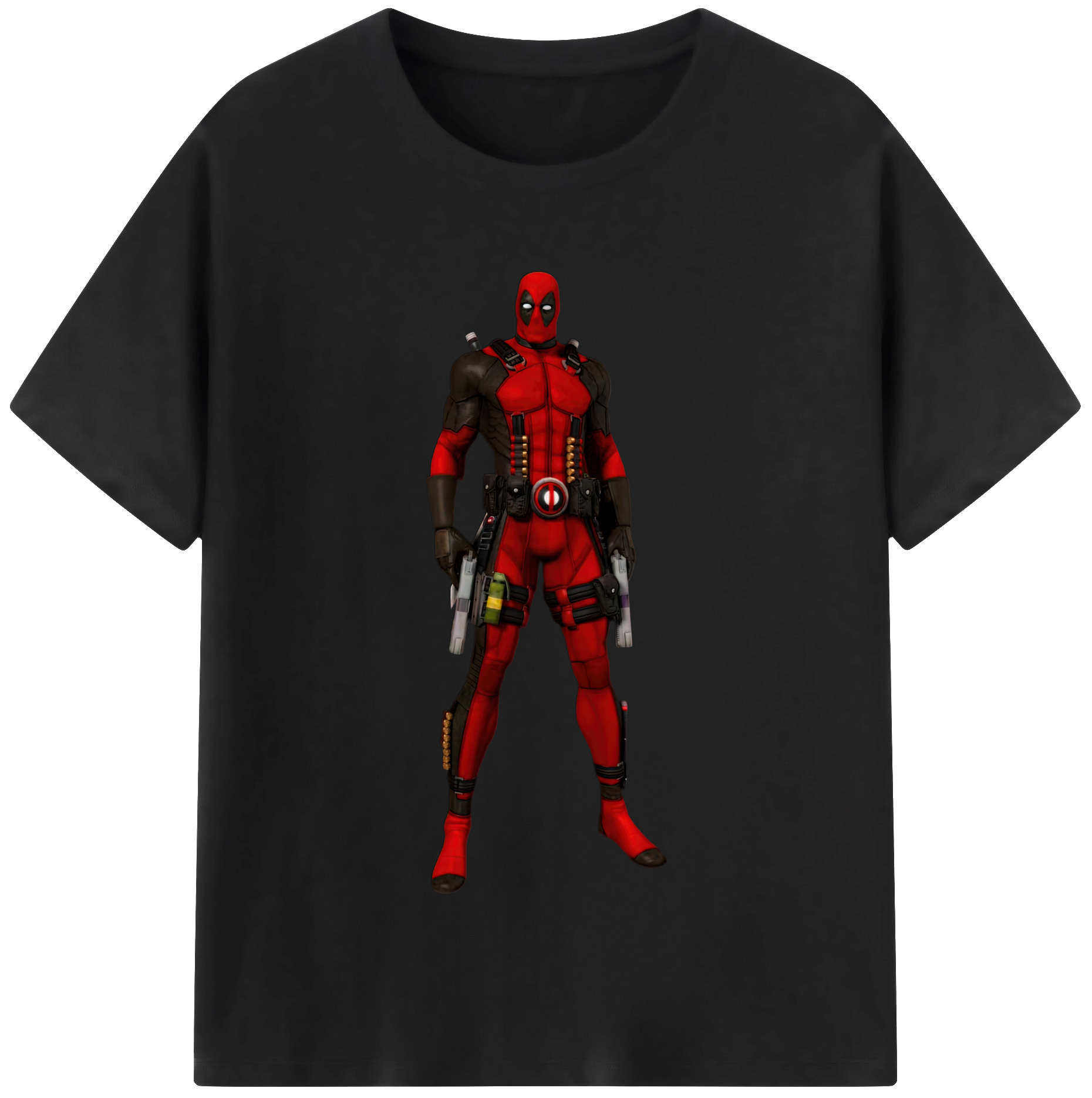（画像用） Deadpool デッドプール レディースカジュアルプリントTシャツ（綿100％）