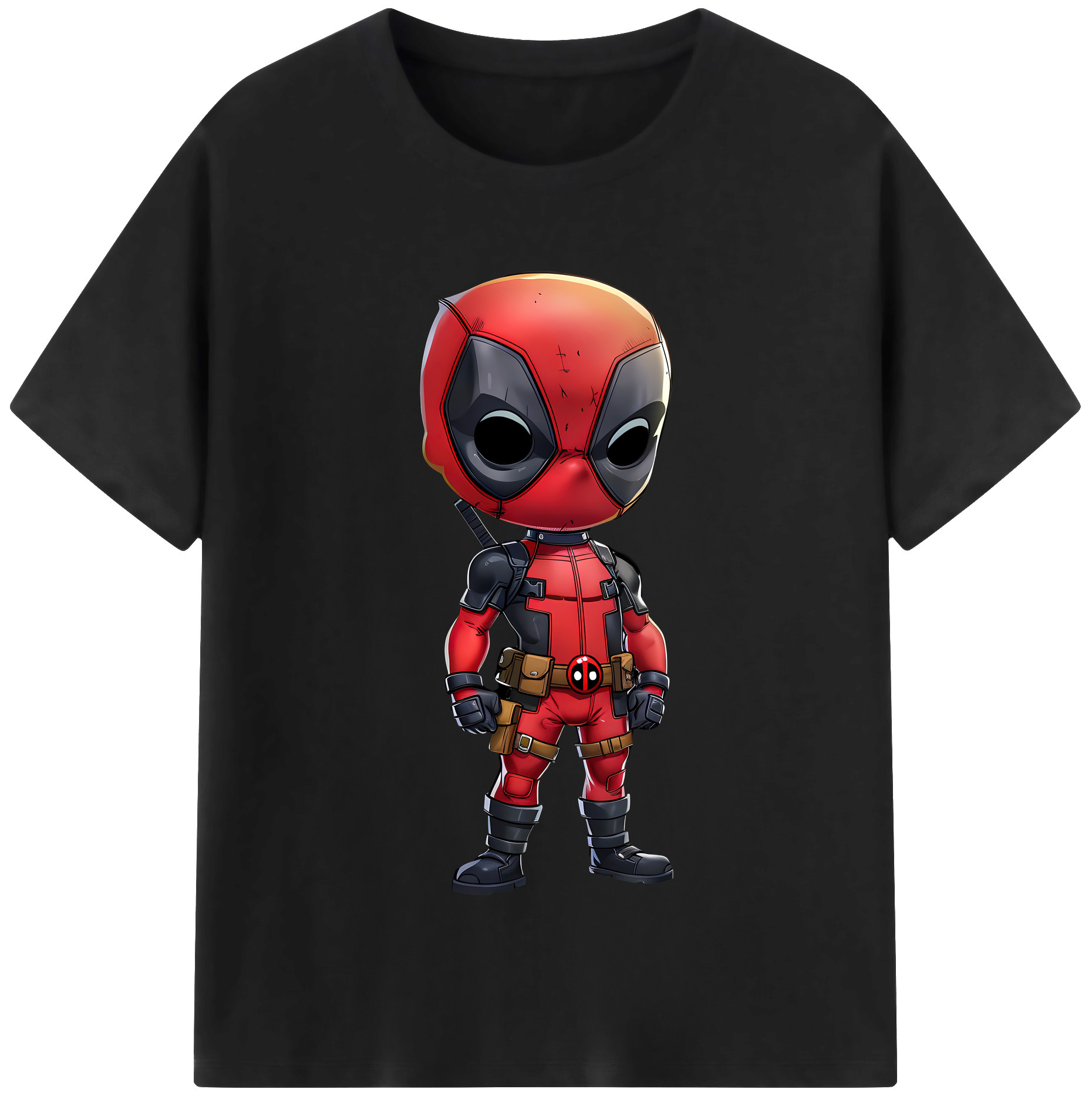 （画像用） Deadpool デッドプール レディースカジュアルプリントTシャツ（綿100％）