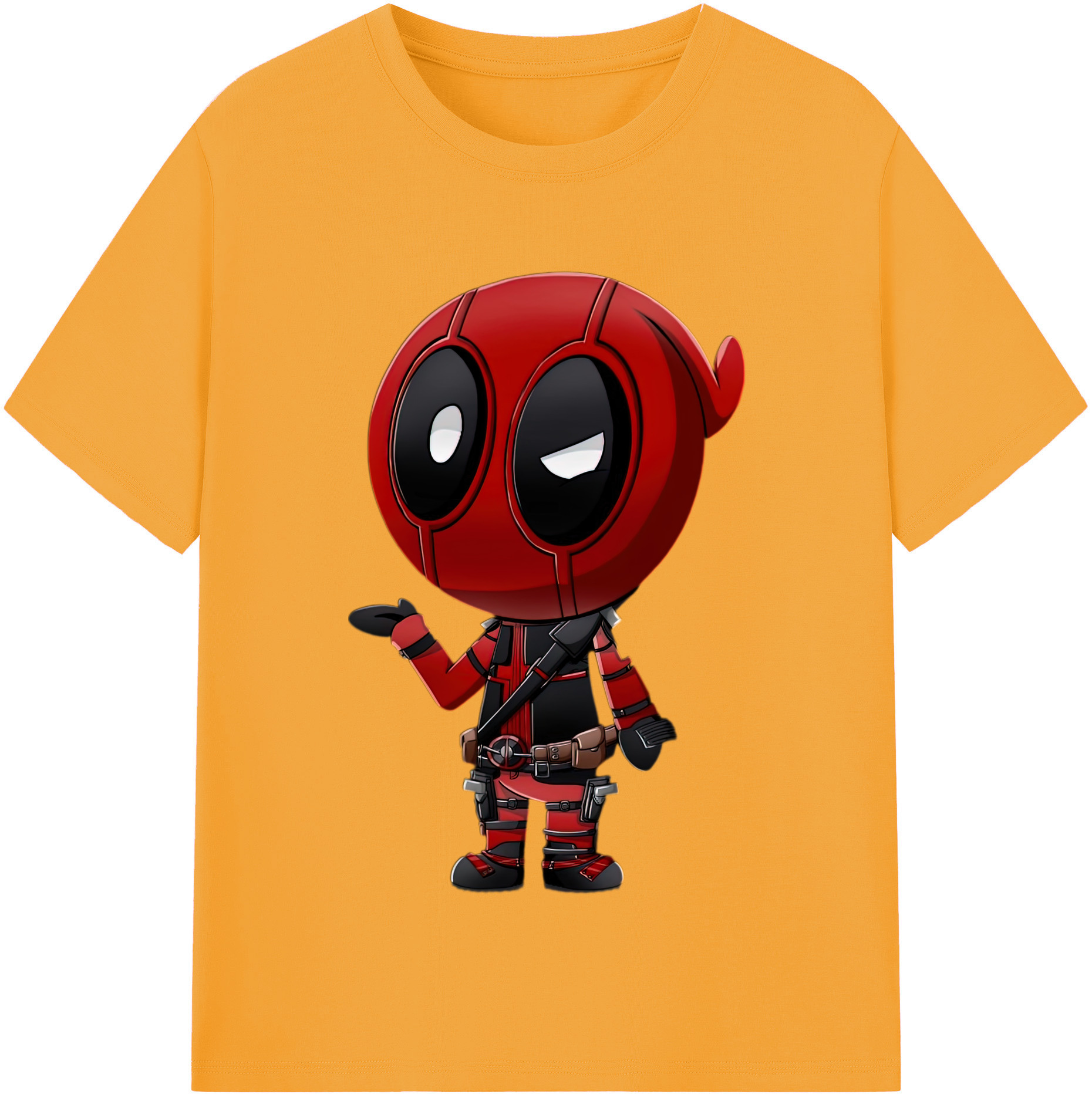 （画像用） Deadpool デッドプール レディースカジュアルプリントTシャツ（綿100％）