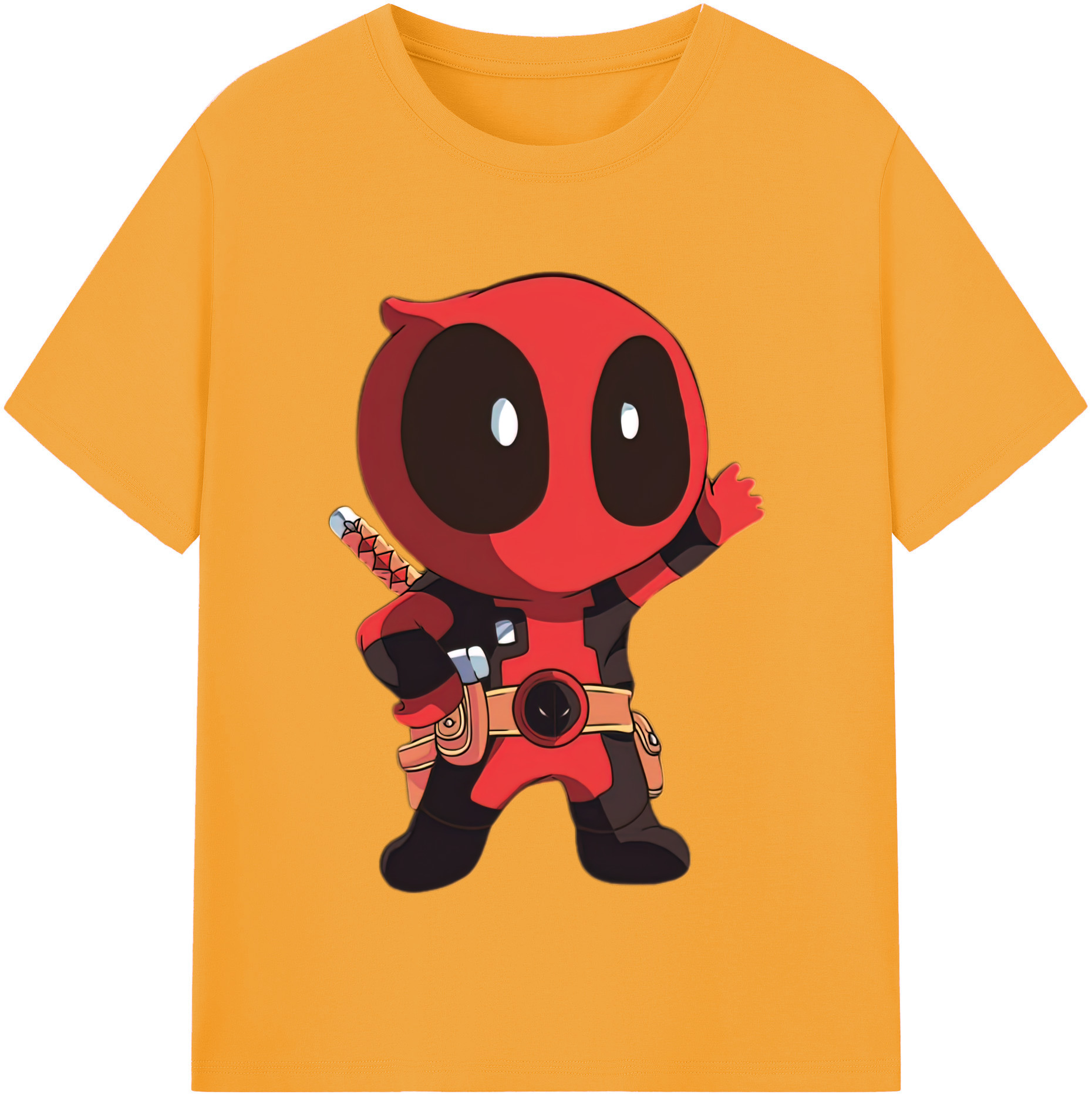 （画像用） Deadpool デッドプール レディースカジュアルプリントTシャツ（綿100％）
