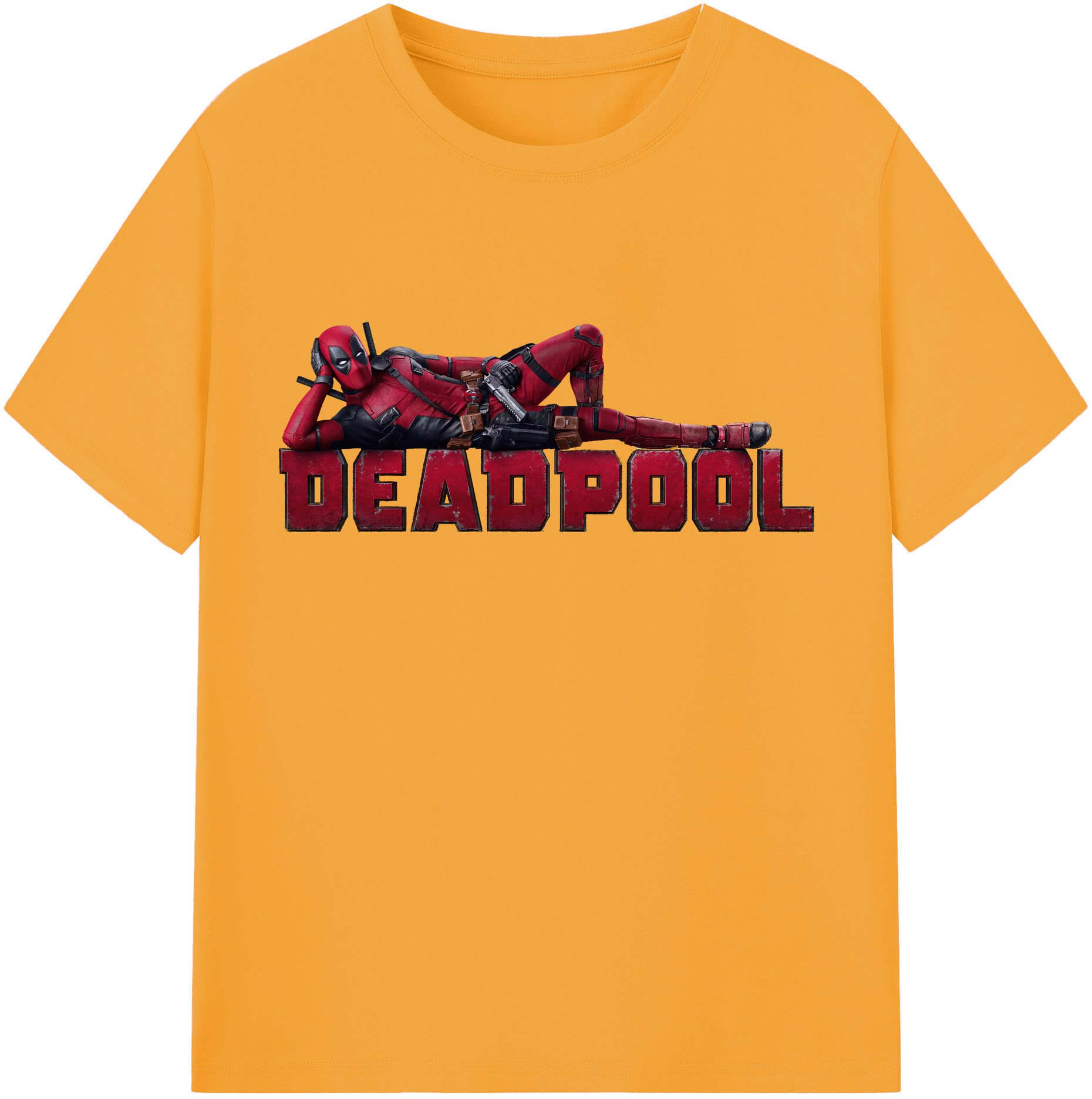 （画像用） Deadpool デッドプール レディースカジュアルプリントTシャツ（綿100％）