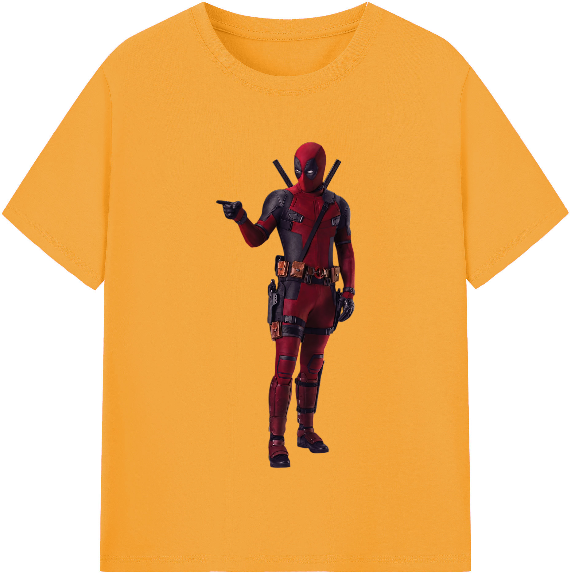 （画像用） Deadpool デッドプール レディースカジュアルプリントTシャツ（綿100％）