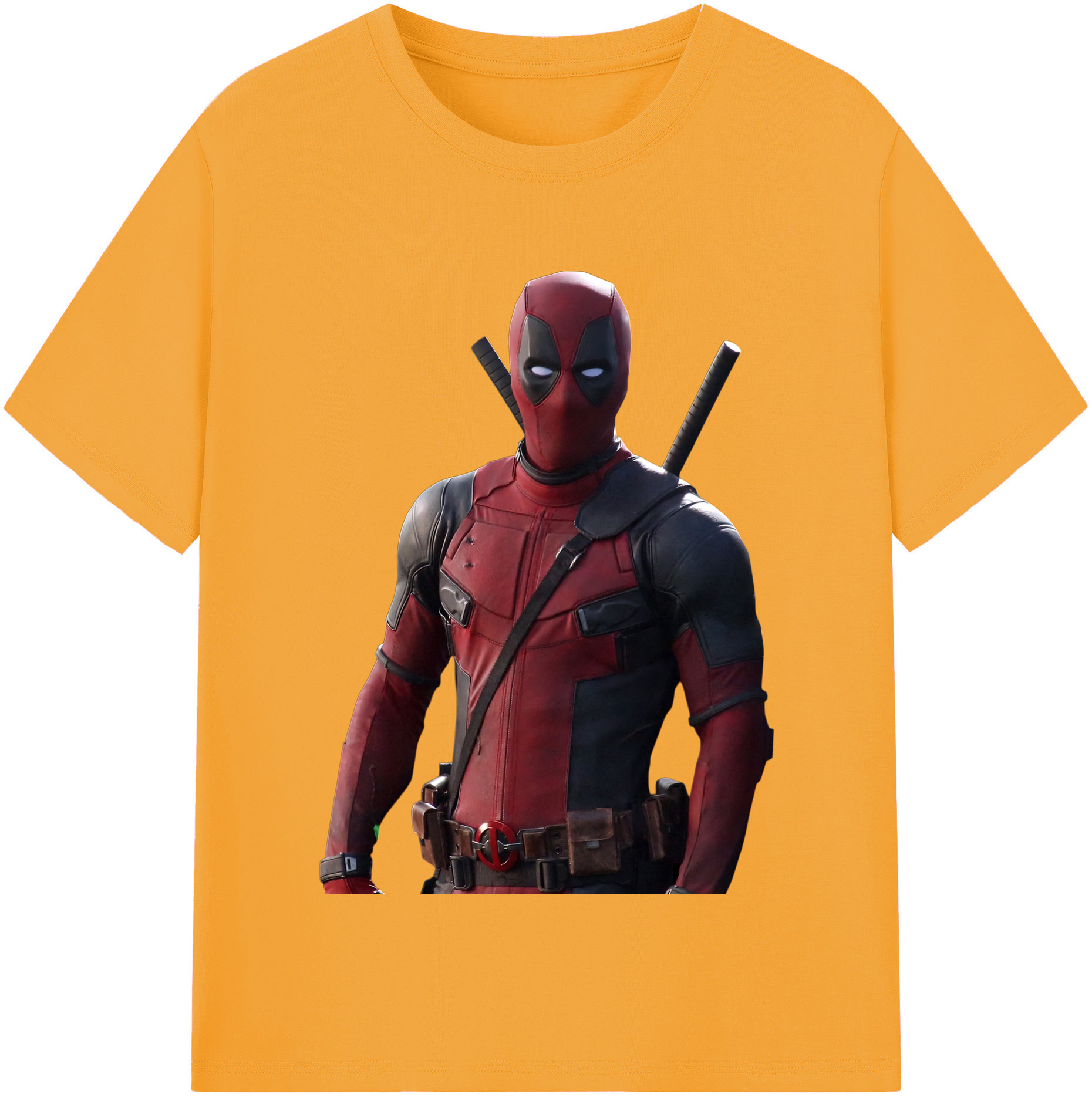 （画像用） Deadpool デッドプール レディースカジュアルプリントTシャツ（綿100％）