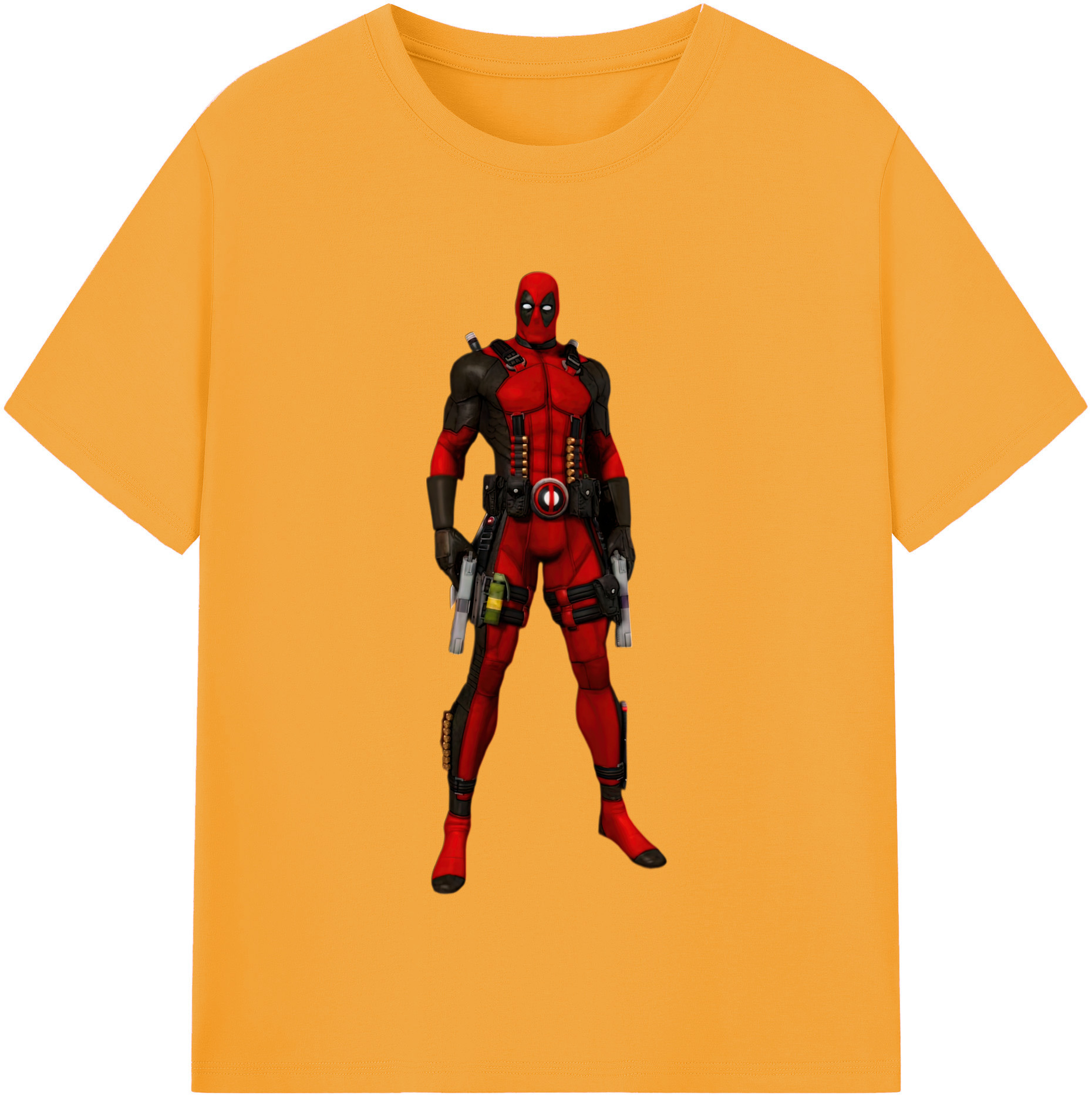 （画像用） Deadpool デッドプール レディースカジュアルプリントTシャツ（綿100％）