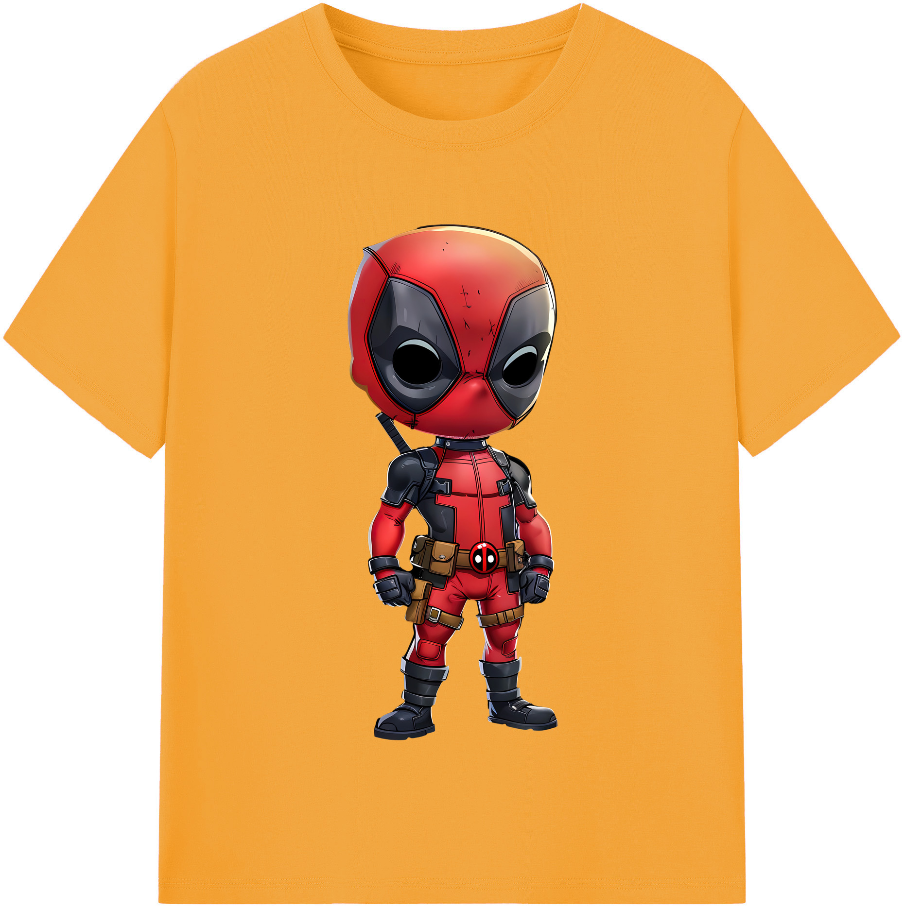 （画像用） Deadpool デッドプール レディースカジュアルプリントTシャツ（綿100％）