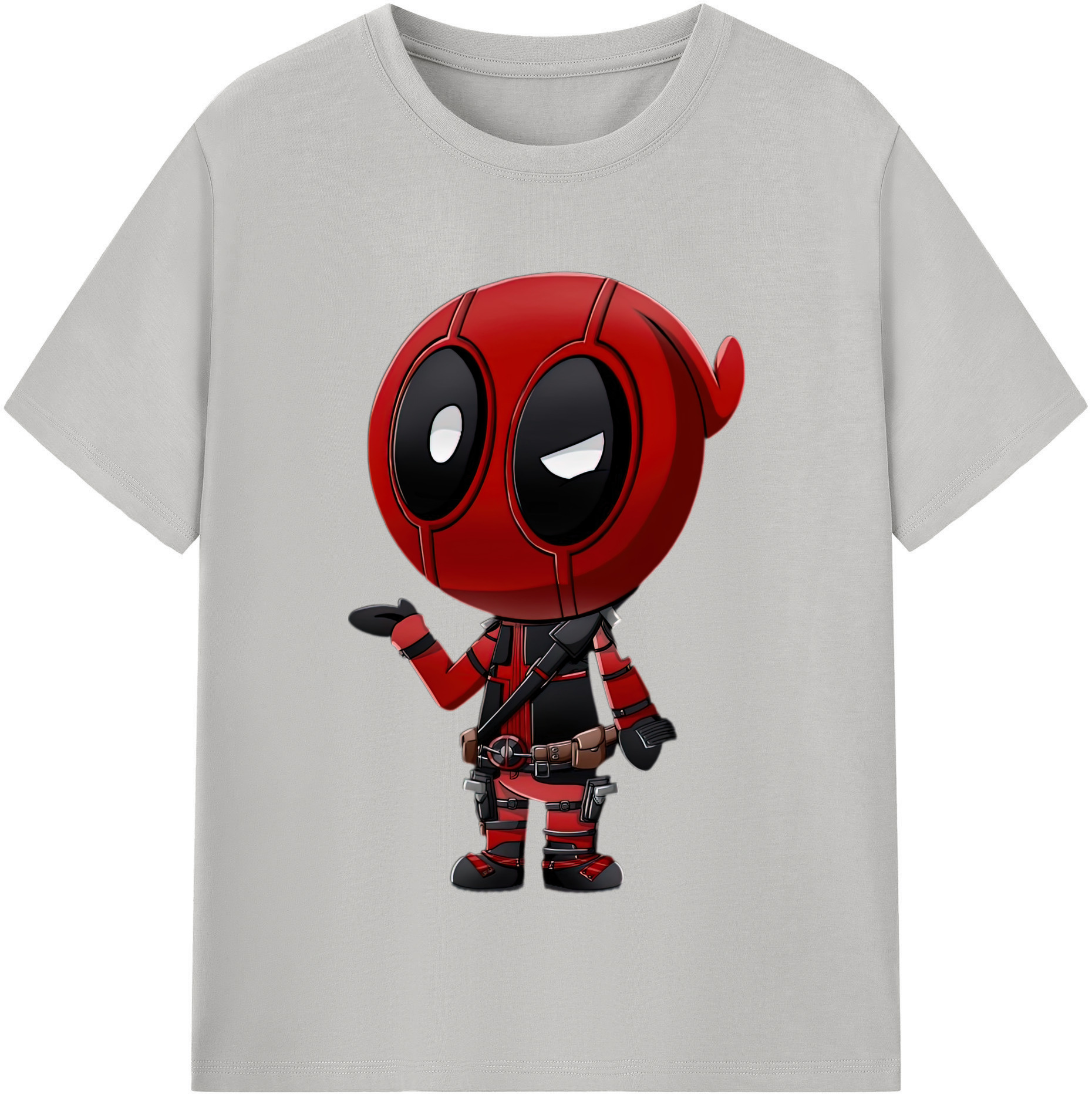 （画像用） Deadpool デッドプール レディースカジュアルプリントTシャツ（綿100％）