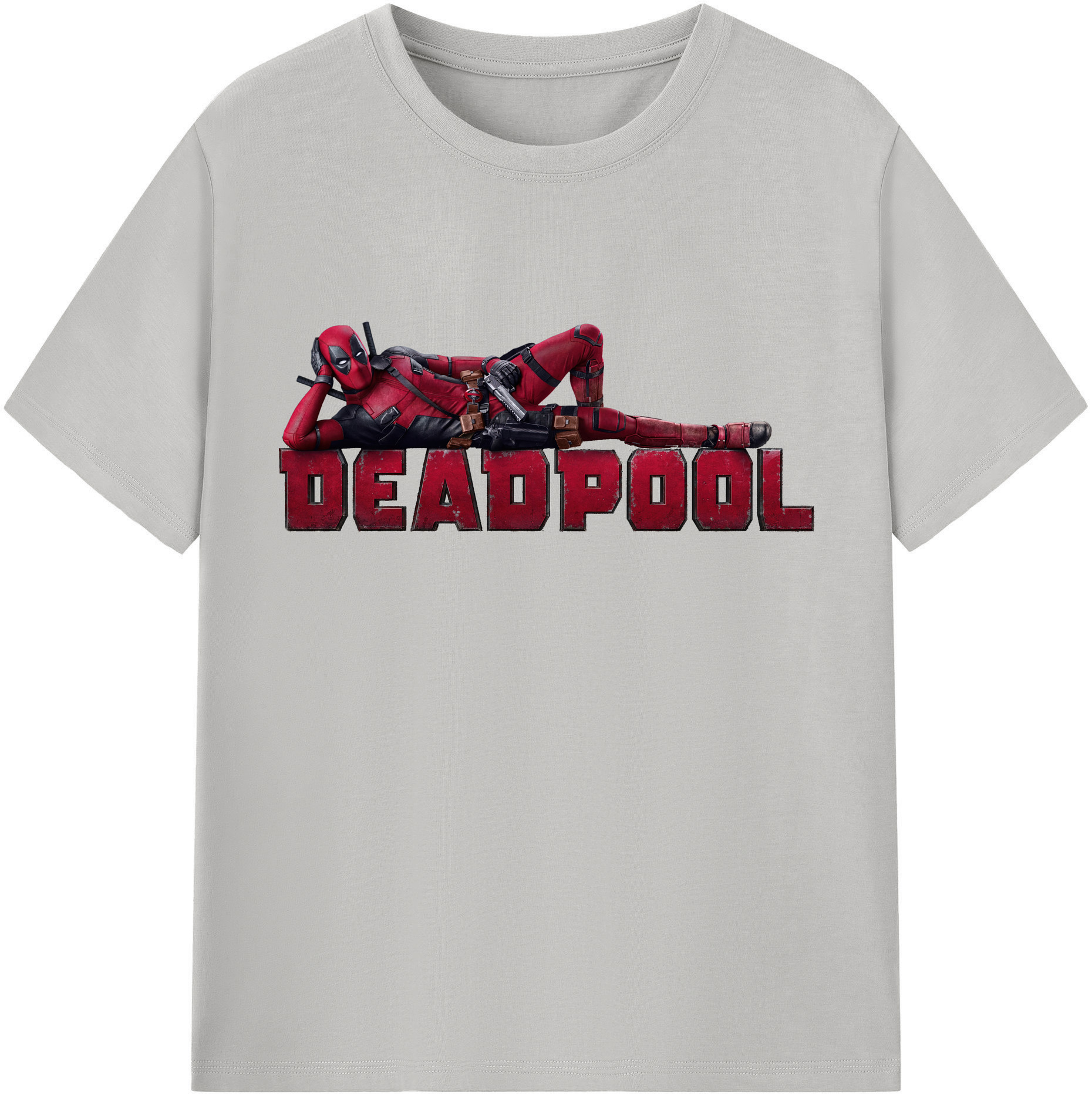 （画像用） Deadpool デッドプール レディースカジュアルプリントTシャツ（綿100％）